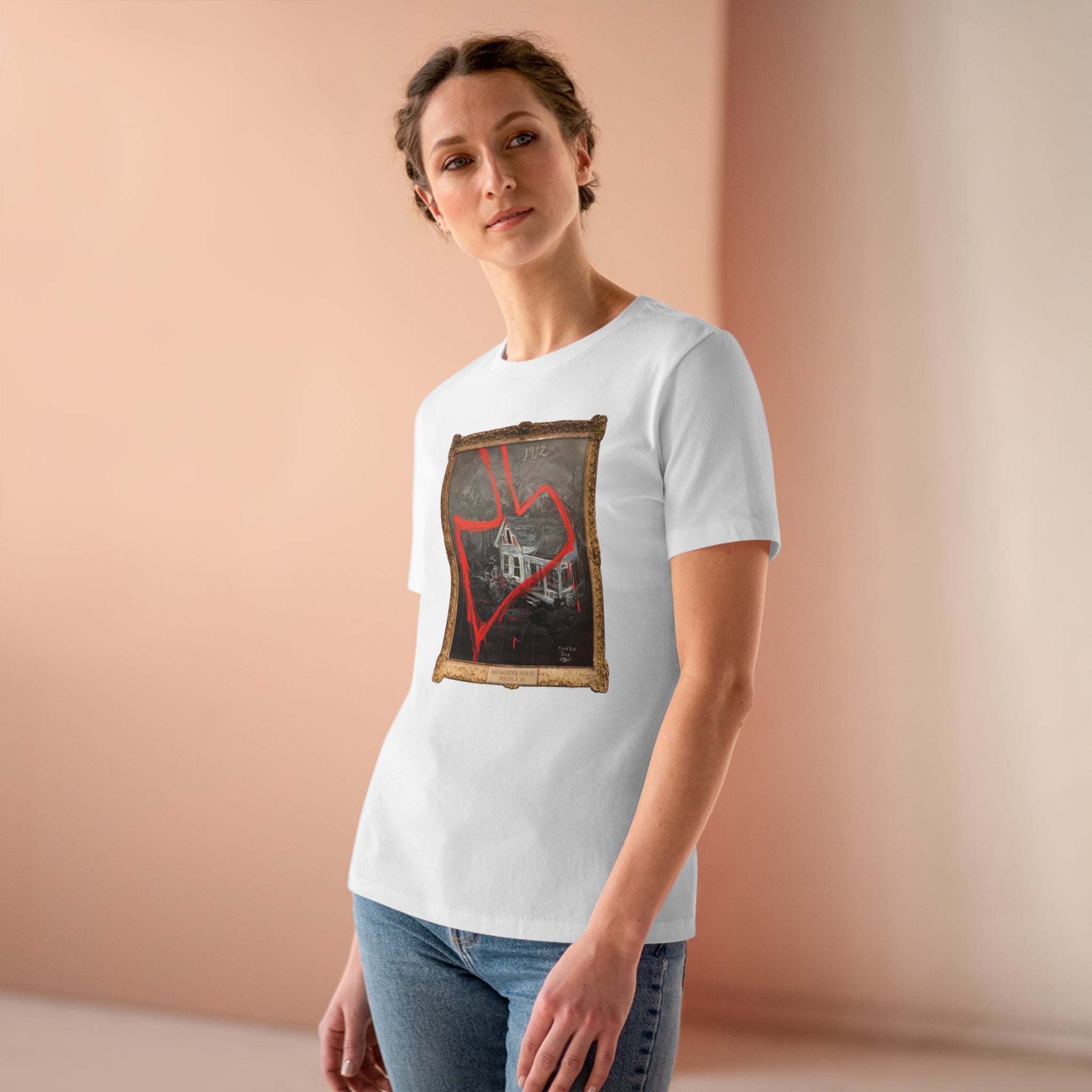 Scared & Alone Richard-Lael Lillard's "Villisca" Women's Premium Gallery Tee