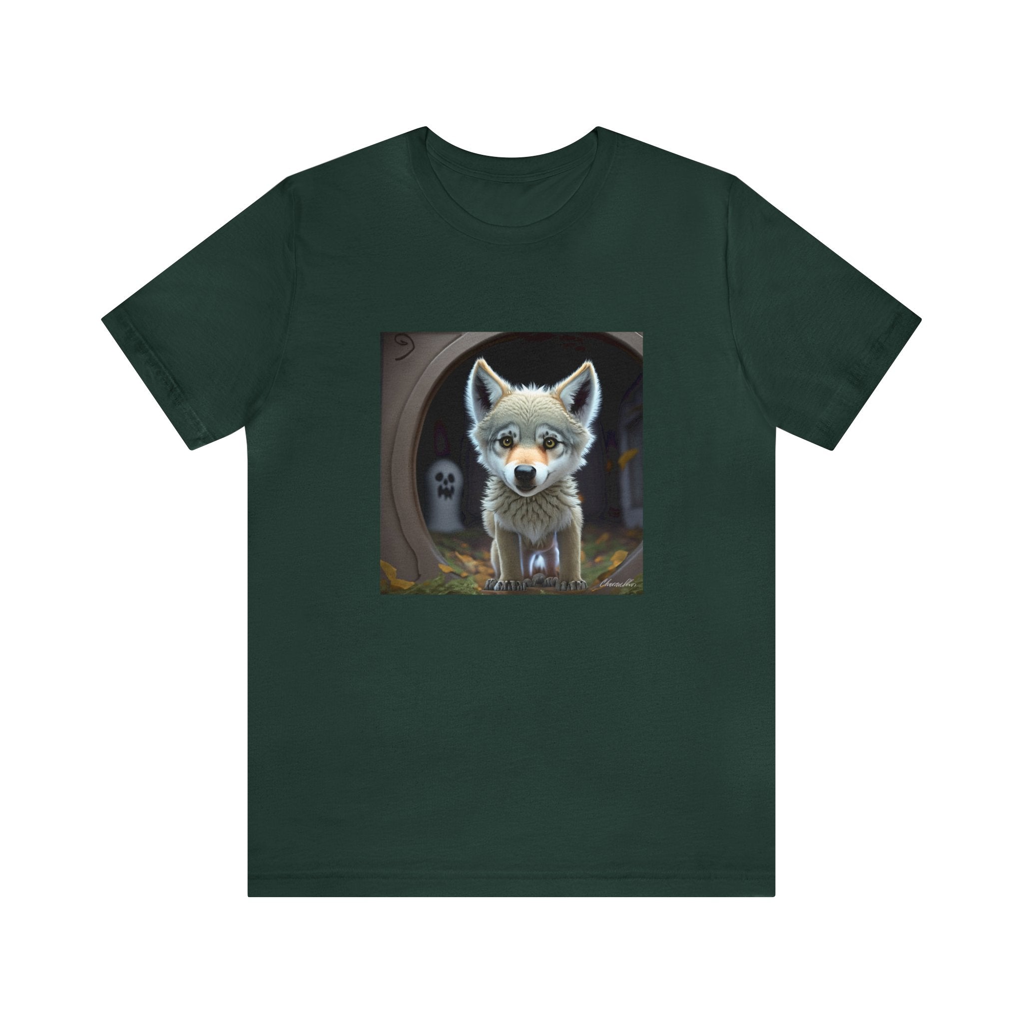 Are You There, Ghost? It’s Me, Wolf Unisex Jersey Short Sleeve Tee