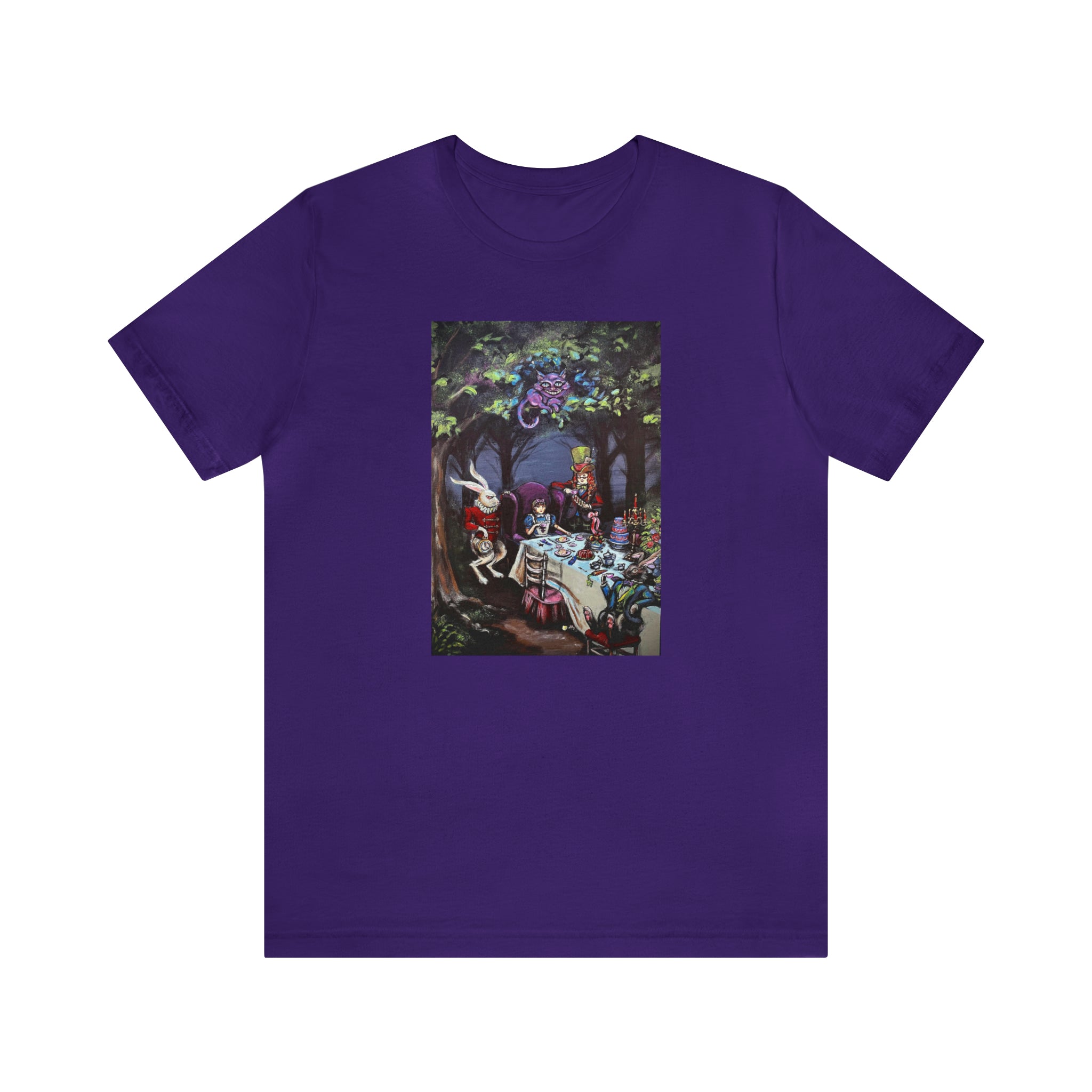 Scared & Alone Richard Lael's "Mad Hatter's Tea Party" Unisex Gallery Tee