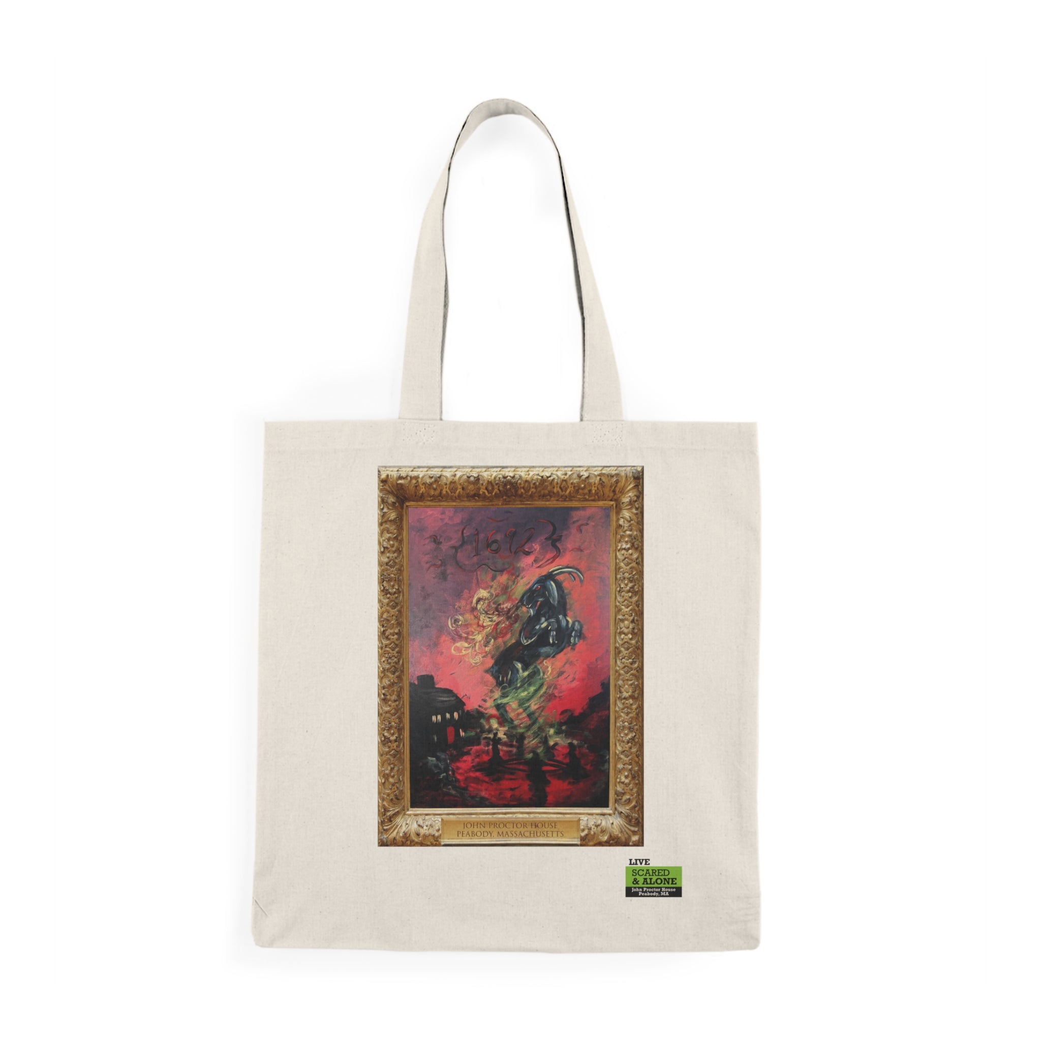 Scared & Alone Richard-Lael's "The John Proctor House" Gallery Natural Tote