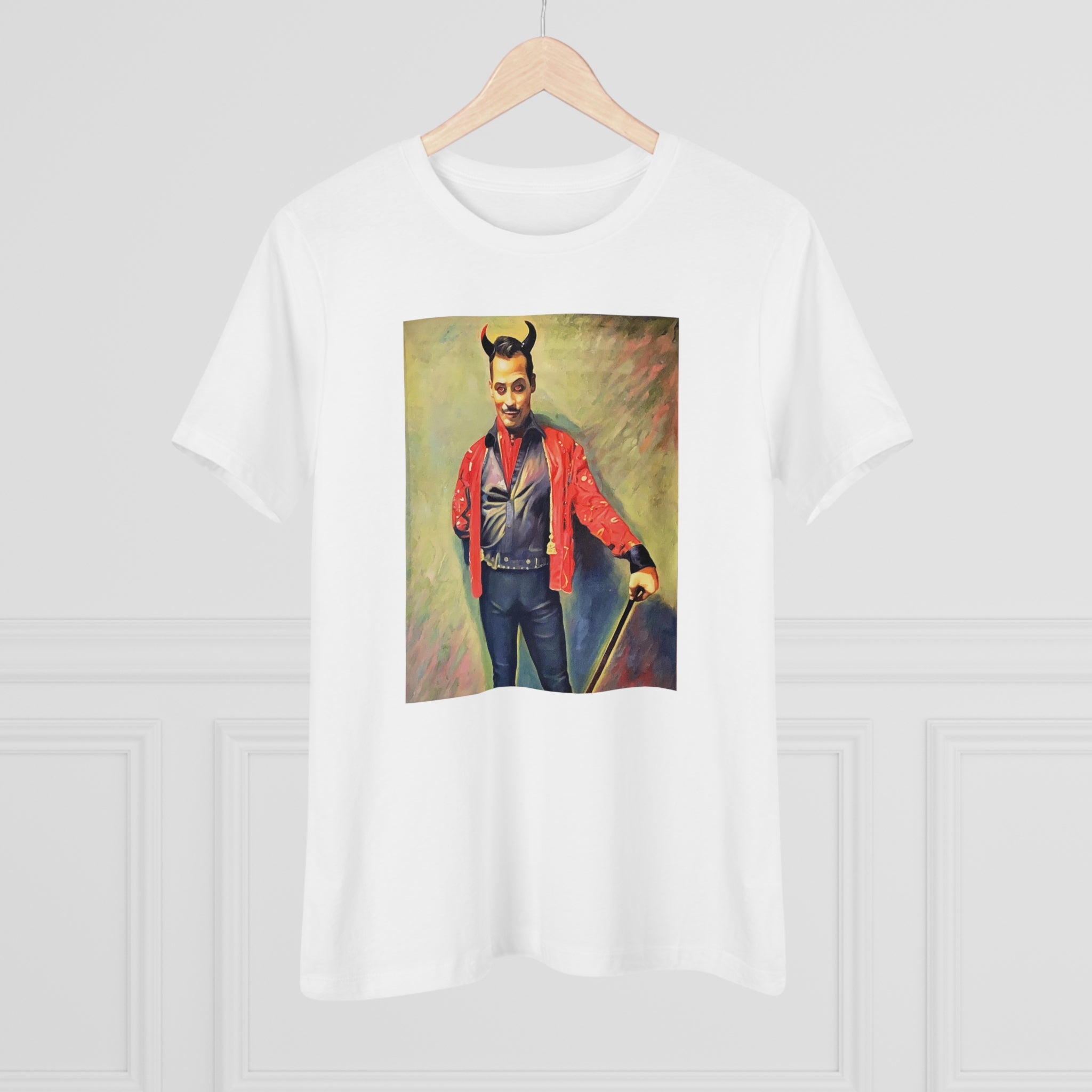 Scared & Alone "You Little Devil" by Richard-Lael Lillard Women's Premium Gallery Tee