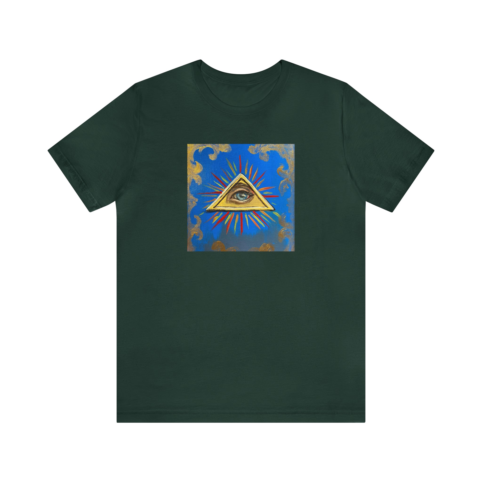 Scared & Alone Richard Lael's "All-Seeing Eye" Unisex Gallery Tee