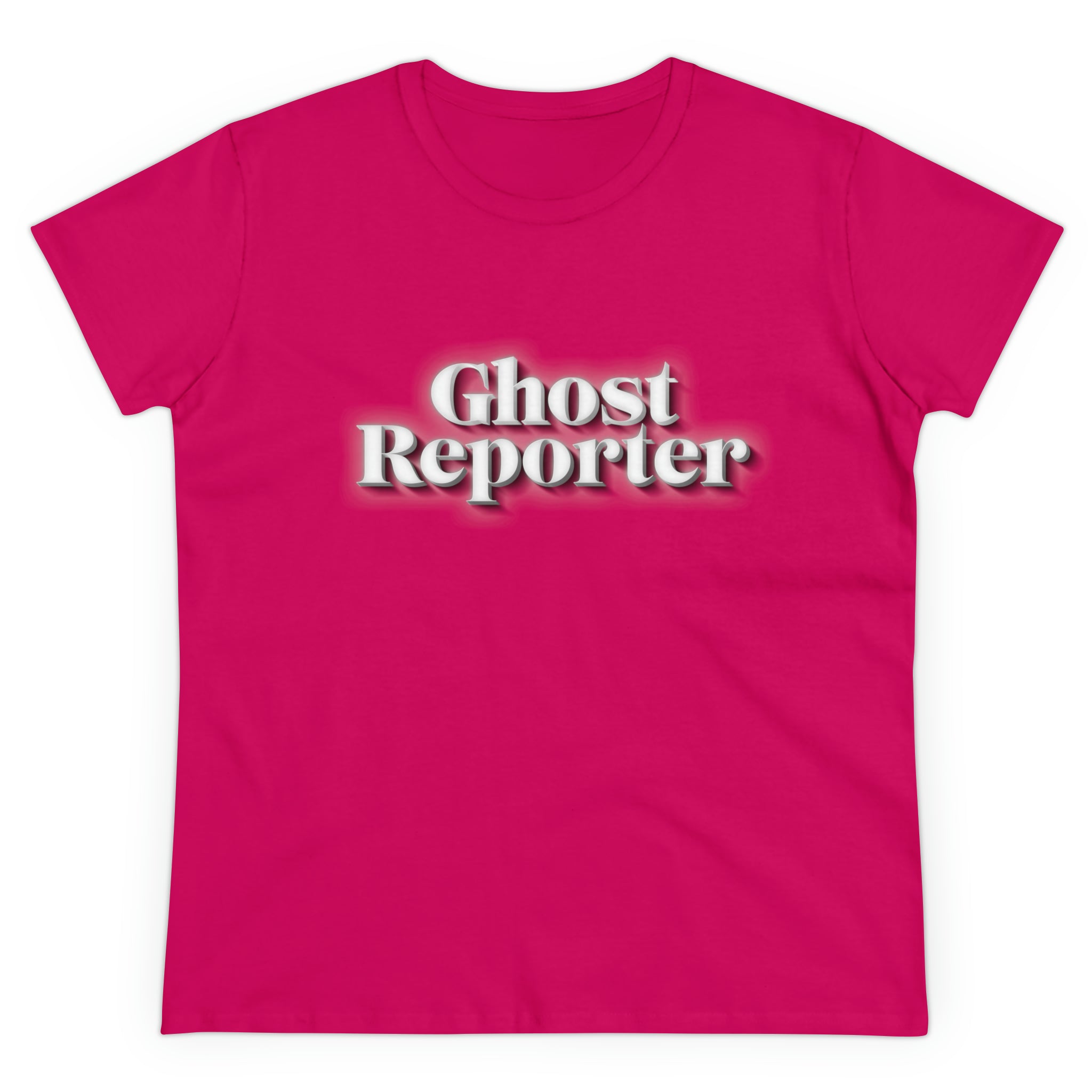 Ghost Report "Ghost Reporter" Women's Daily Cotton Tee