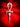 Garnet & 925 Silver Large Vampire Ankh - Mystery Control x Endless Night