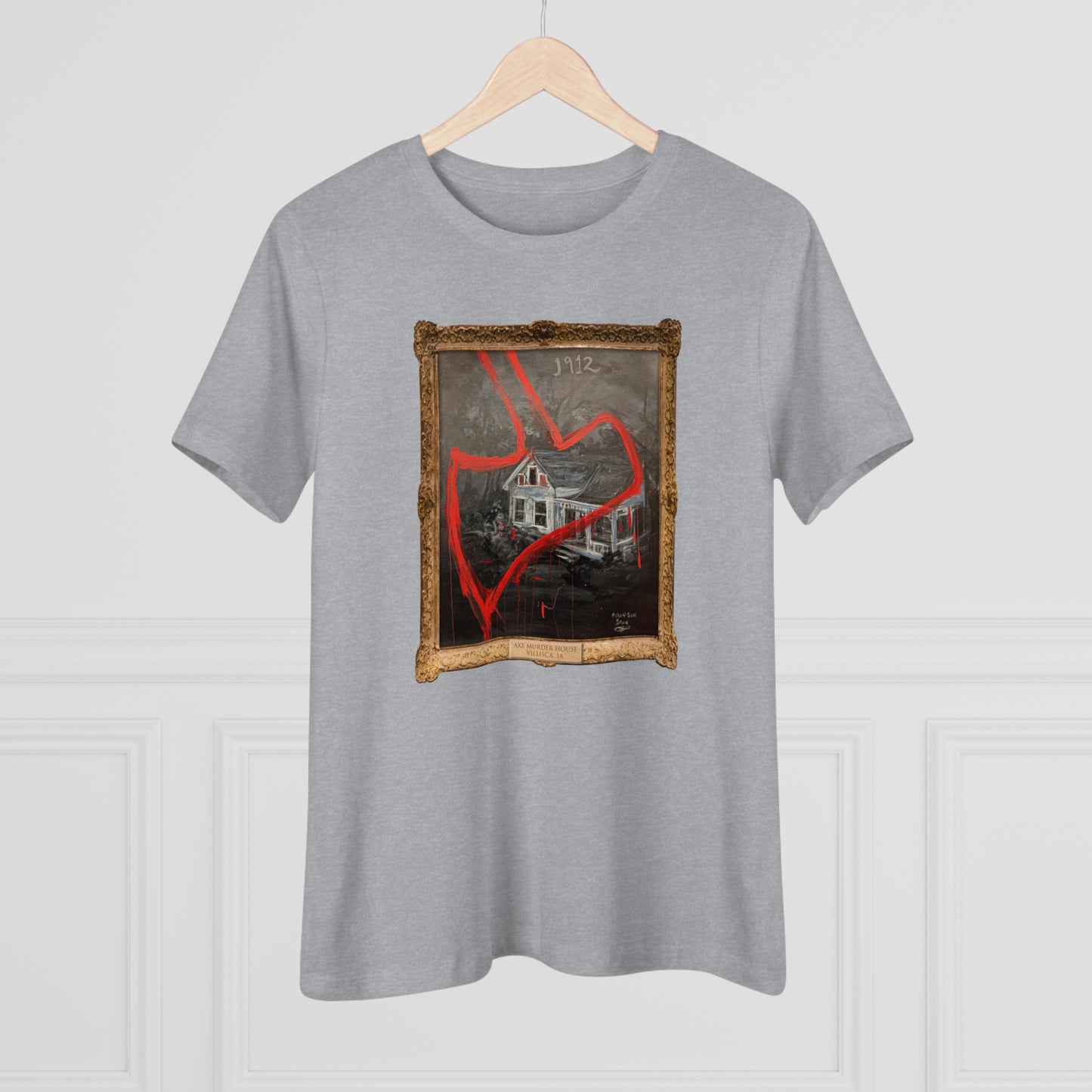 Scared & Alone Richard-Lael Lillard's "Villisca" Women's Premium Gallery Tee