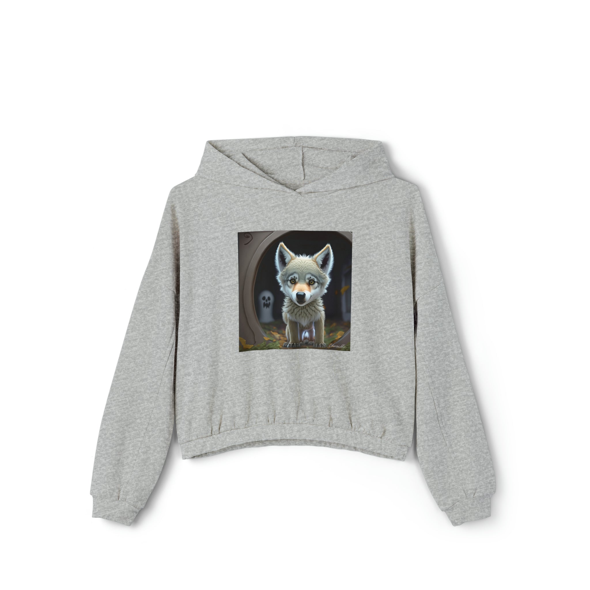 Are You There, Ghost? It's Me, Wolf Women's Cinched Bottom Hoodie