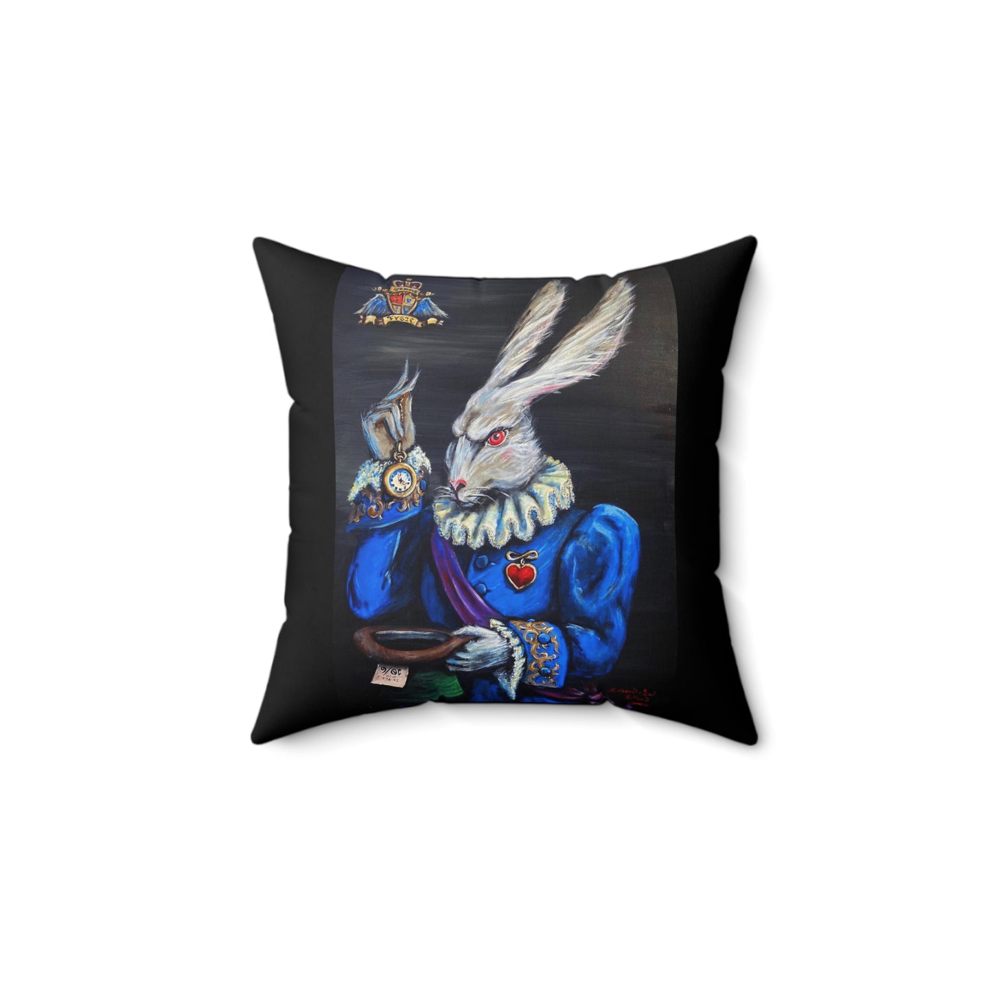 Scared & Alone Richard-Lael Lillard's "It's Late" Square Gallery Pillow