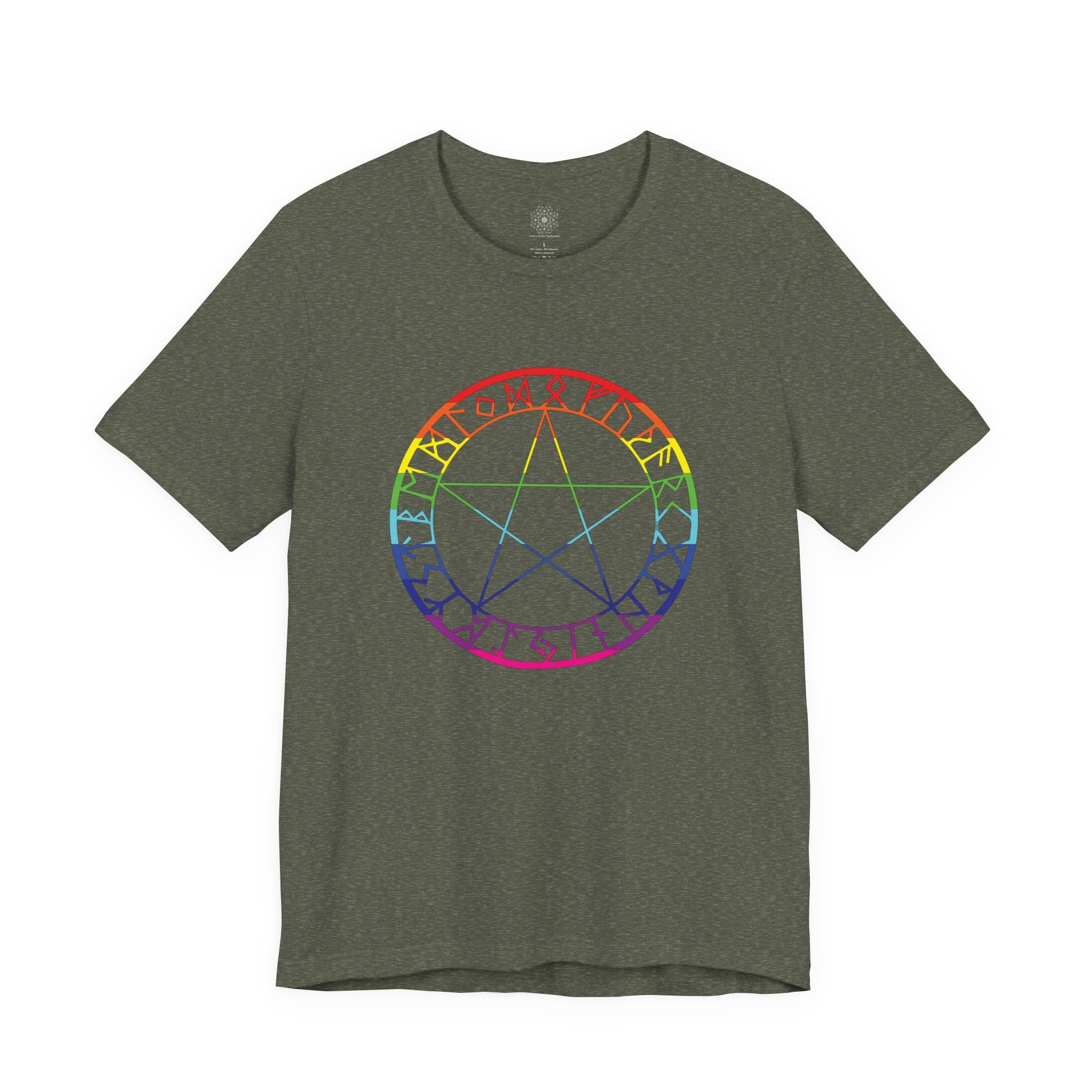 Spellcaster Unisex Tee - Rainbow Witch