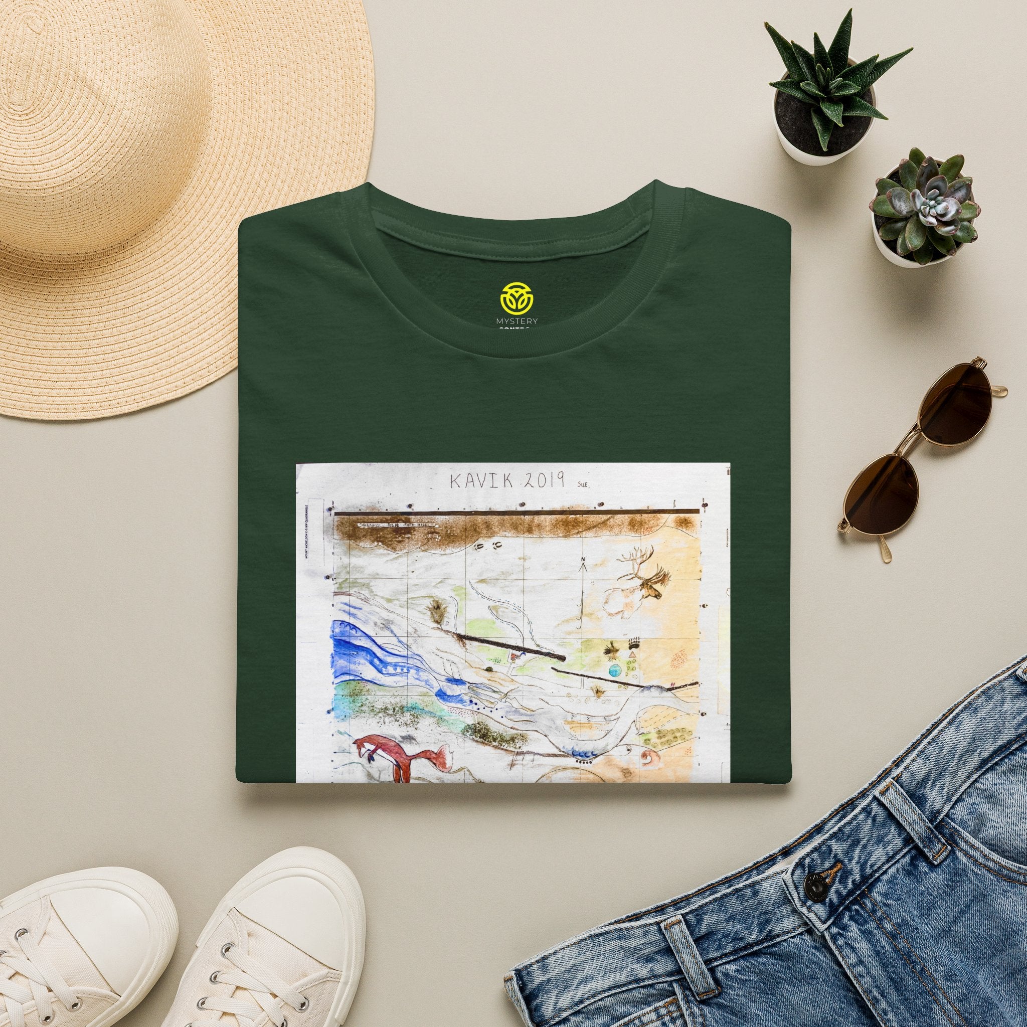 Sue's Kavik Map Unisex T-Shirt
