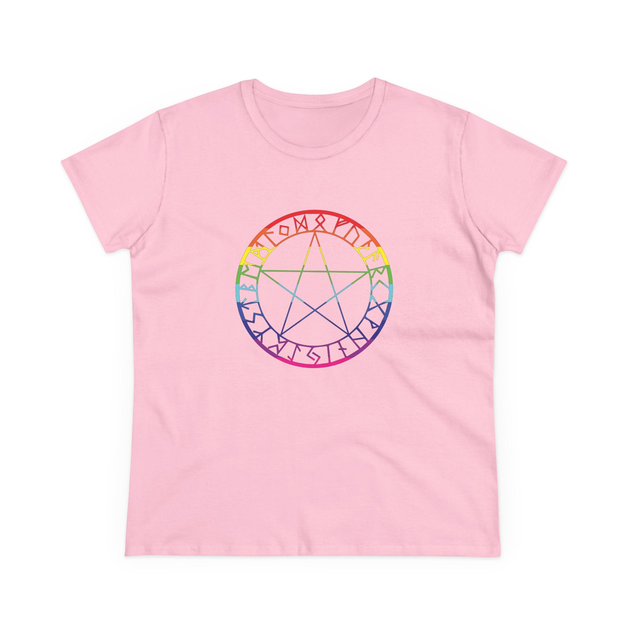 Spellcaster Women's Easy Tee - Rainbow Witch