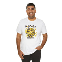 Popcorn Records Unisex Jersey Short Sleeve Tee