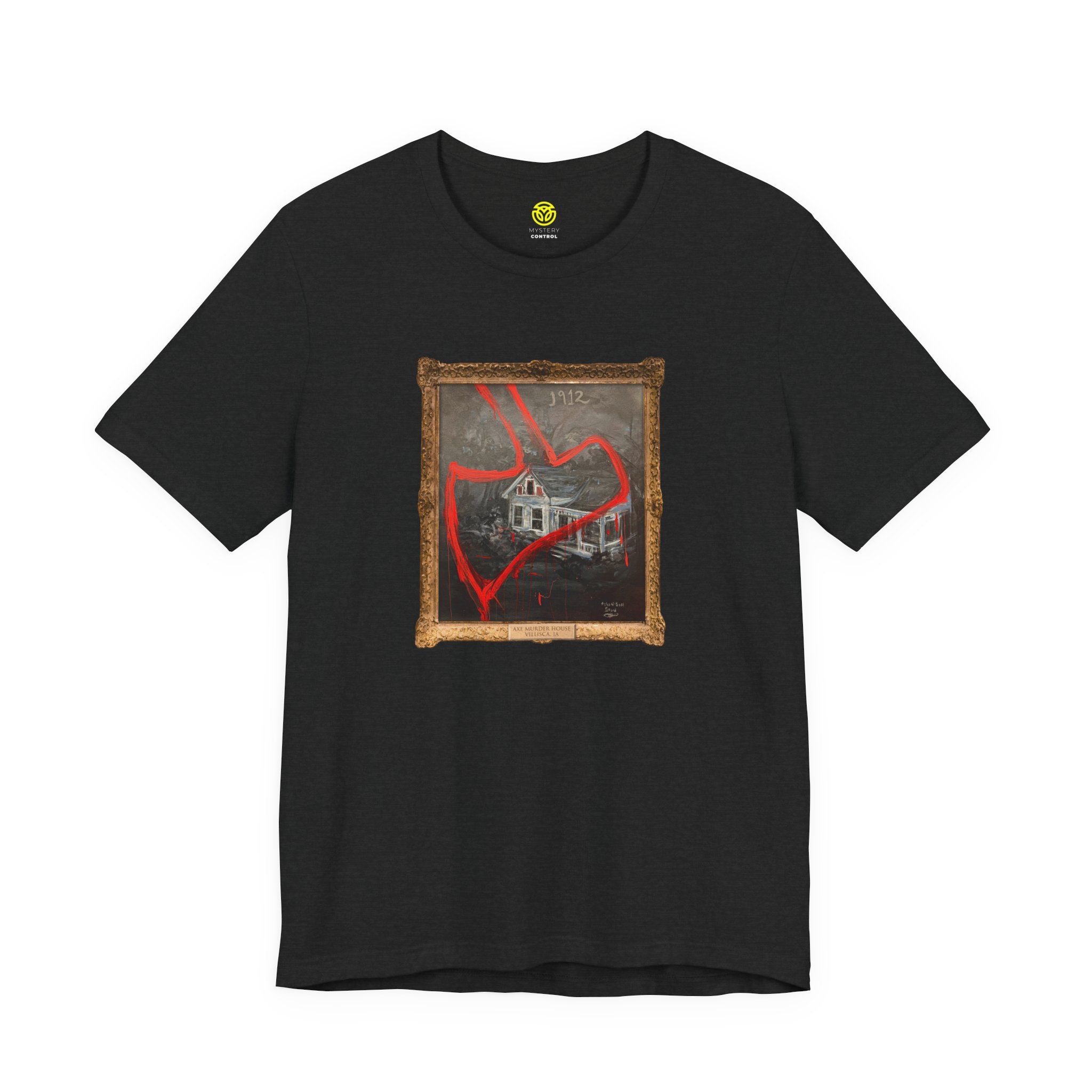 Scared & Alone Richard-Lael's "Villisca Axe Murder House" Unisex Gallery Tee (Single Image)