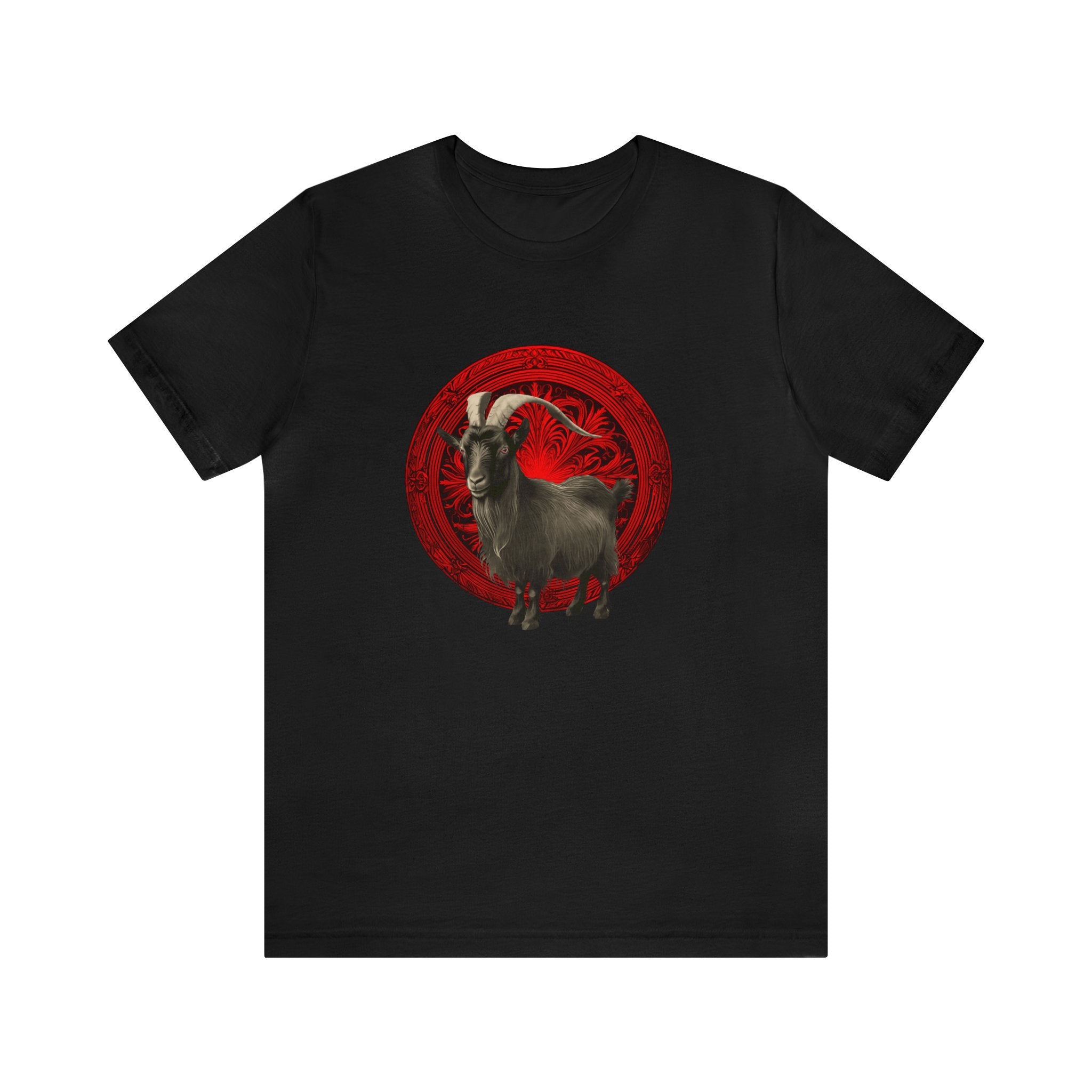 The Witch's Movie Coven "Movie Goat Red" Unisex Jersey Short Sleeve Tee