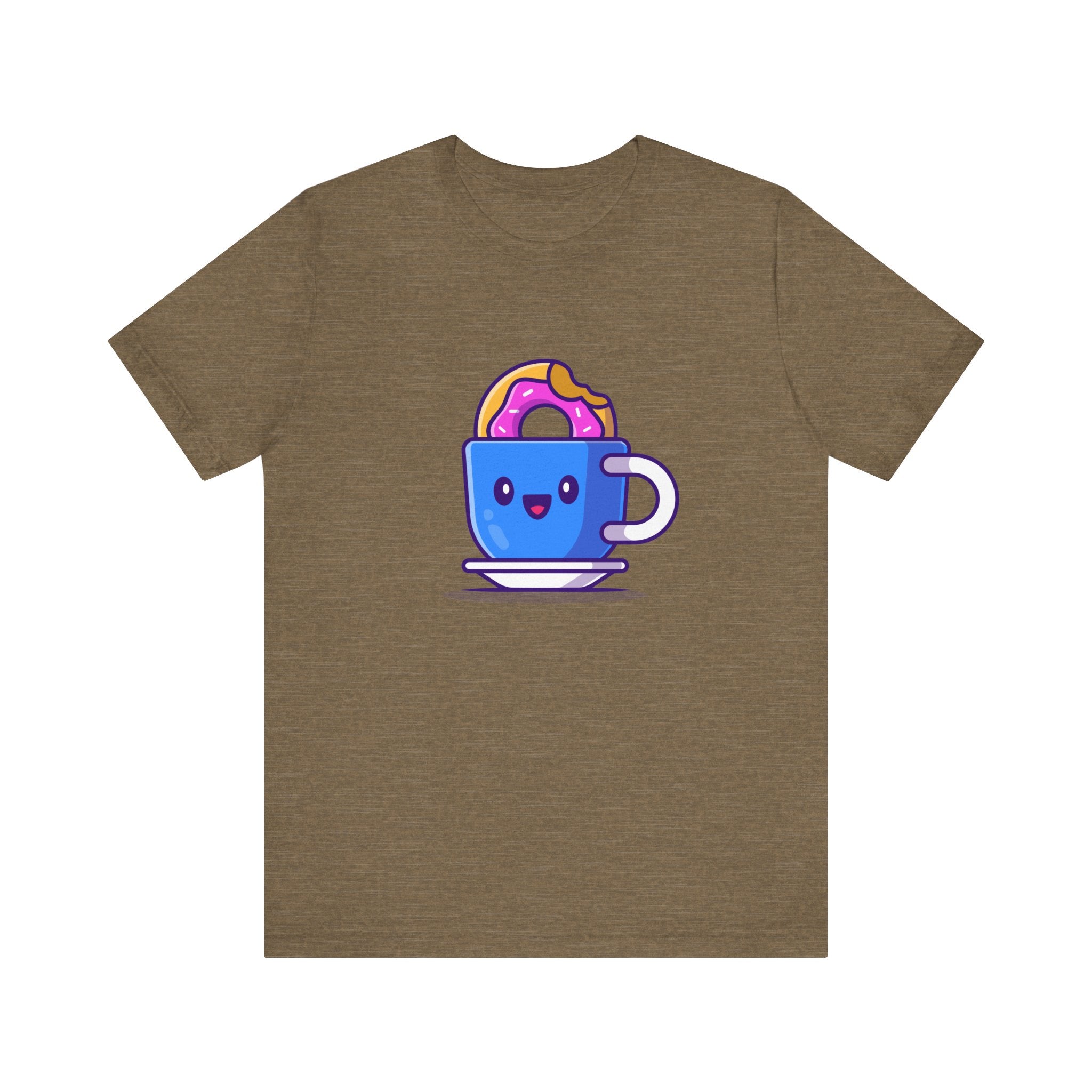 Coffee and Donut Unisex Jersey Short Sleeve Tee
