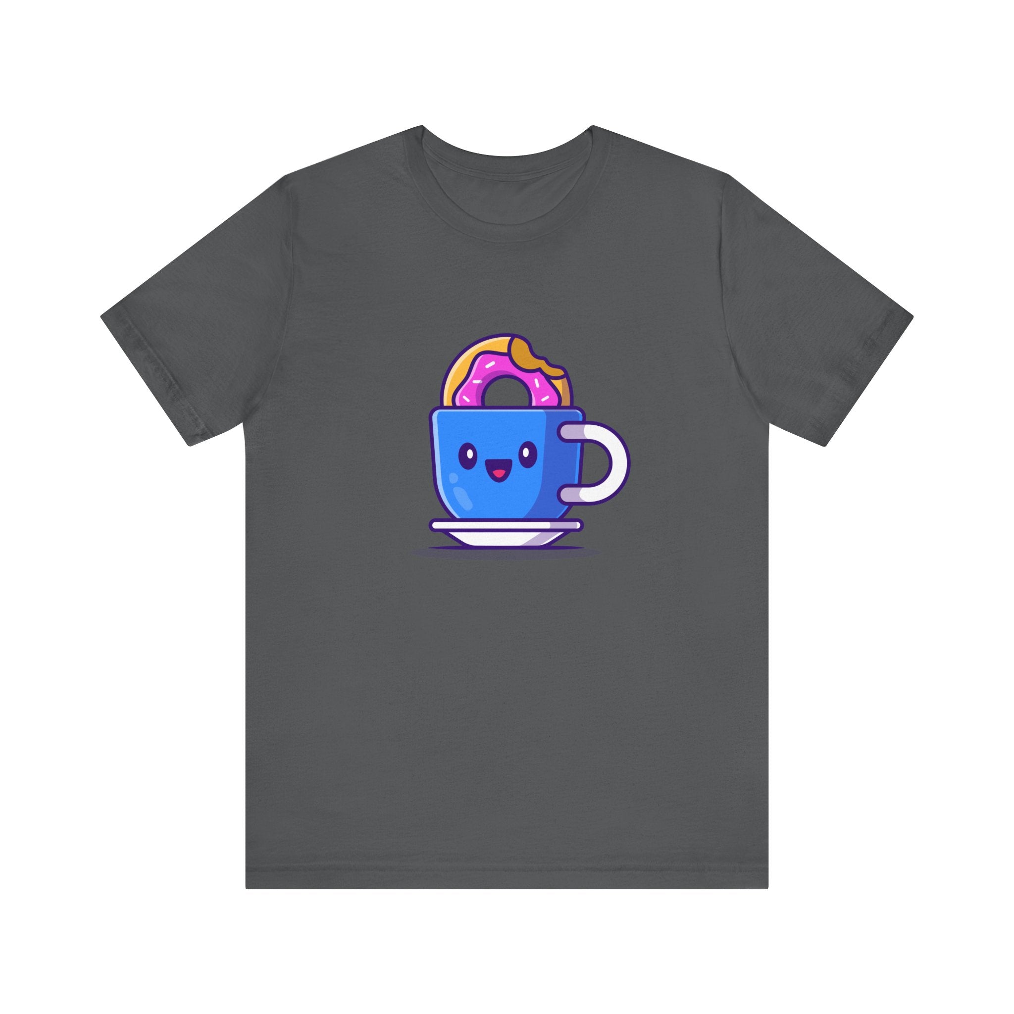 Coffee and Donut Unisex Jersey Short Sleeve Tee