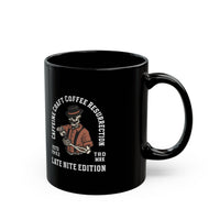Caffeine Craft Coffee Resurrection 11oz Black Mug