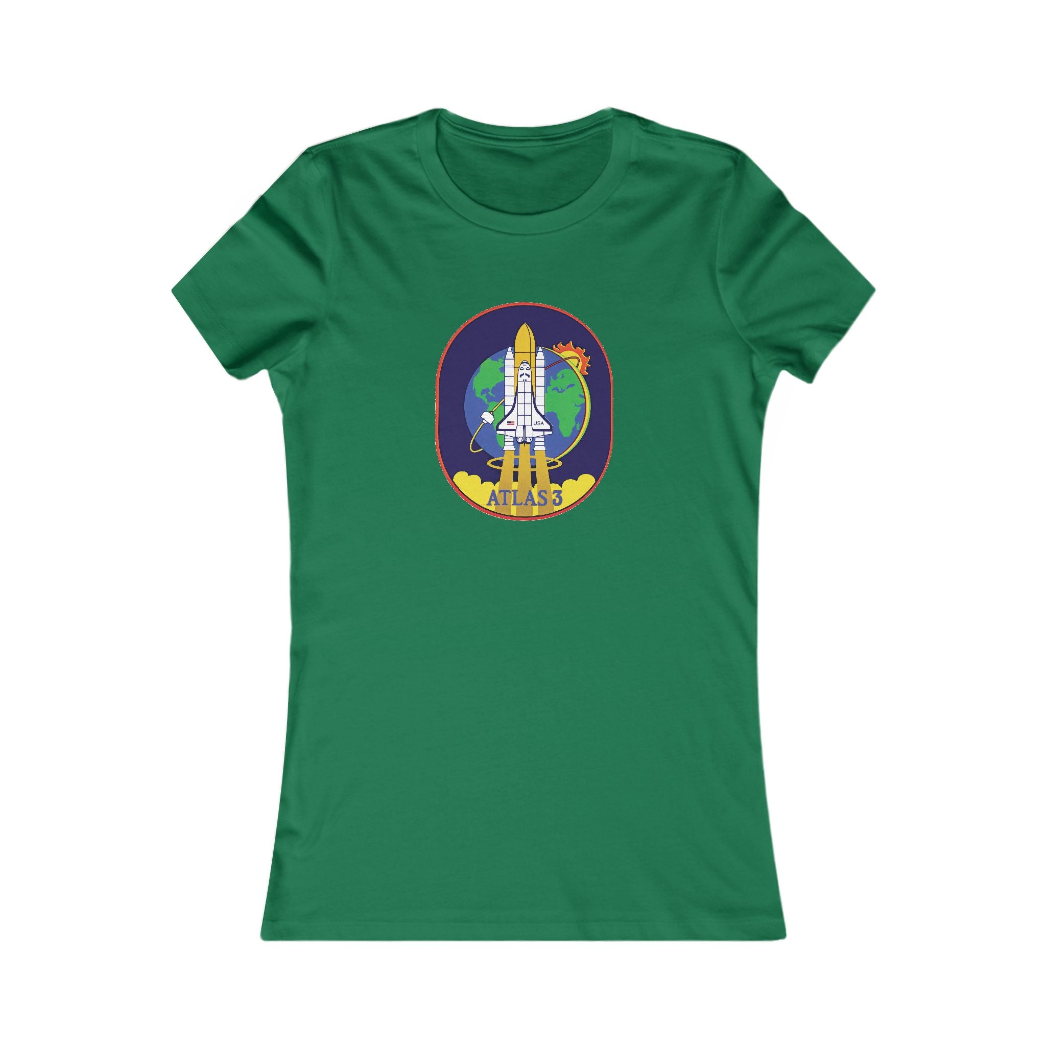 Suborbital Flight Women's Fitted Tee - Space Exploration