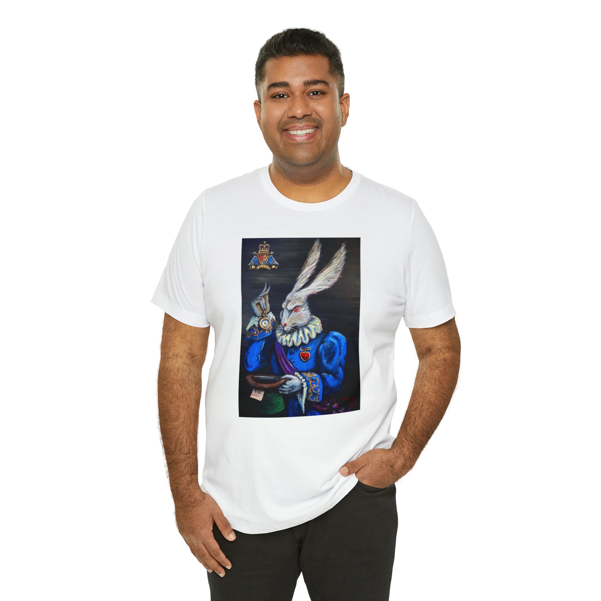 Scared & Alone Richard Lael's "It's Late" Unisex Gallery Tee