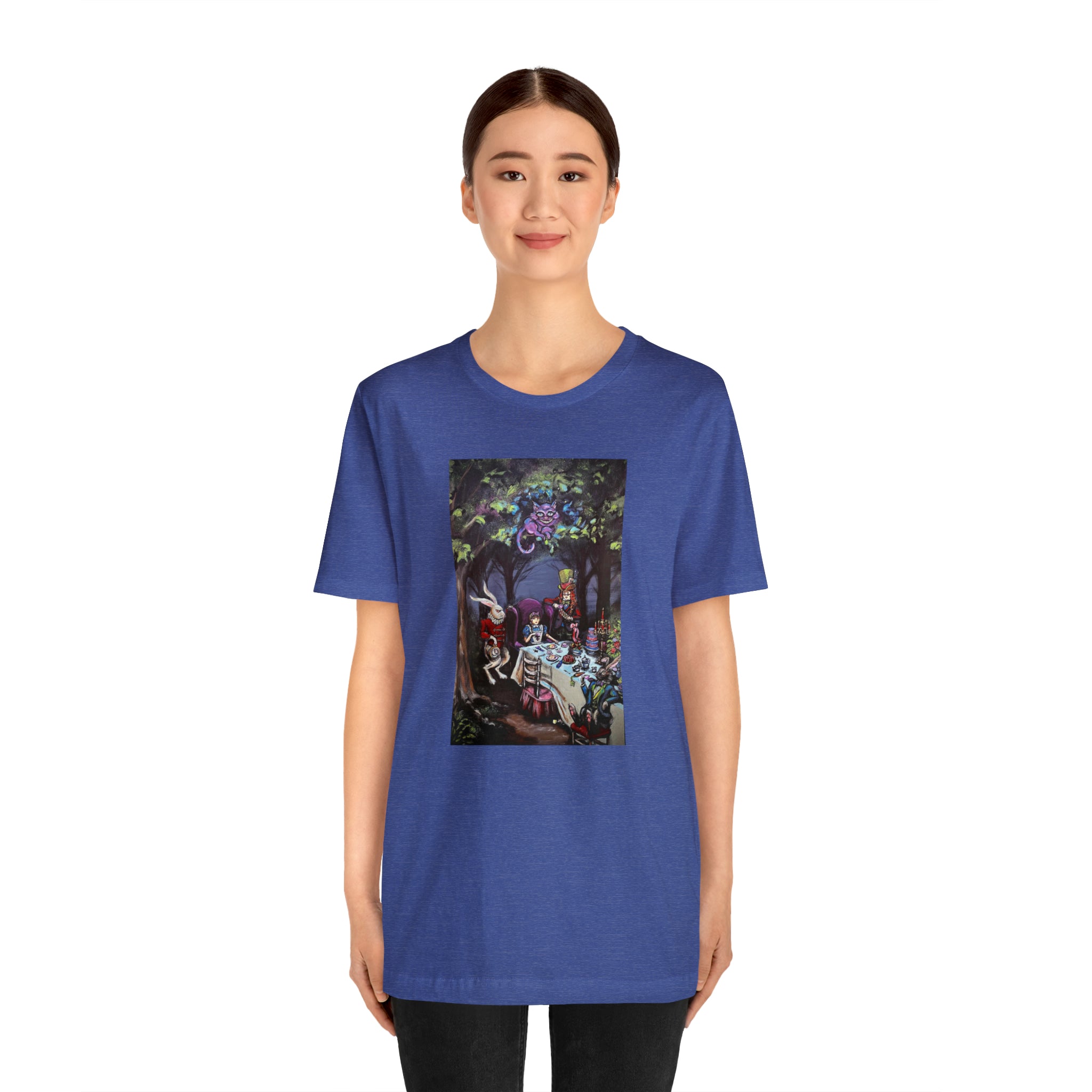 Scared & Alone Richard Lael's "Mad Hatter's Tea Party" Unisex Gallery Tee