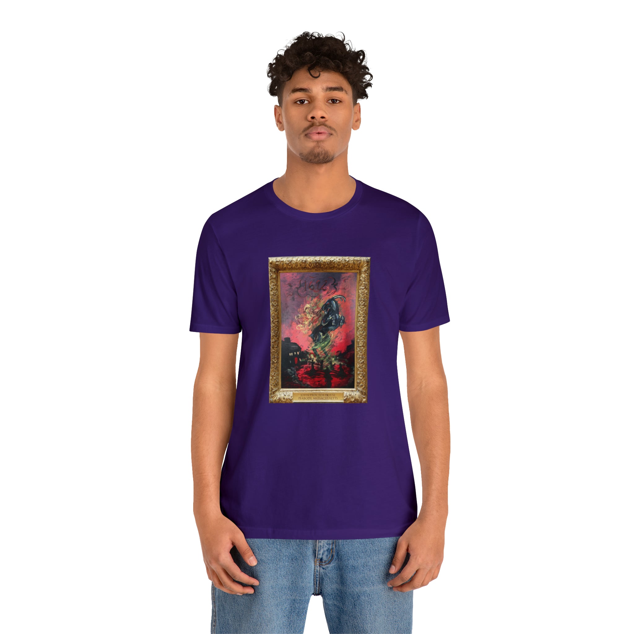 Scared & Alone Richard-Lael's "Proctor House" Unisex Gallery Tee (Single Image)