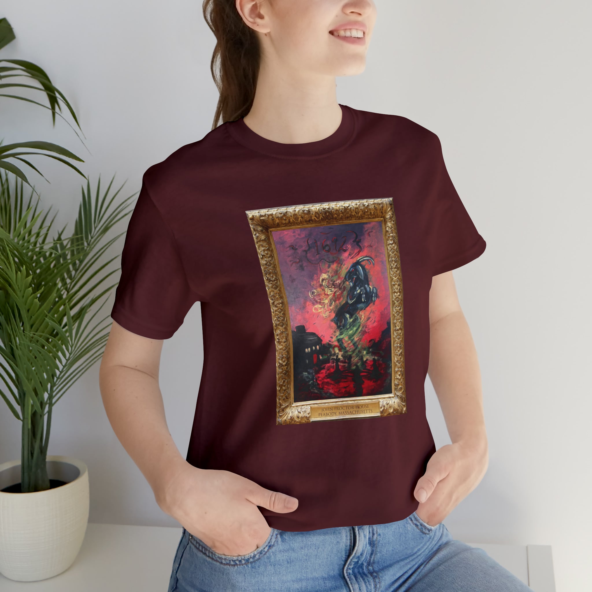 Scared & Alone Richard-Lael's "Proctor House" Unisex Gallery Tee (Single Image)