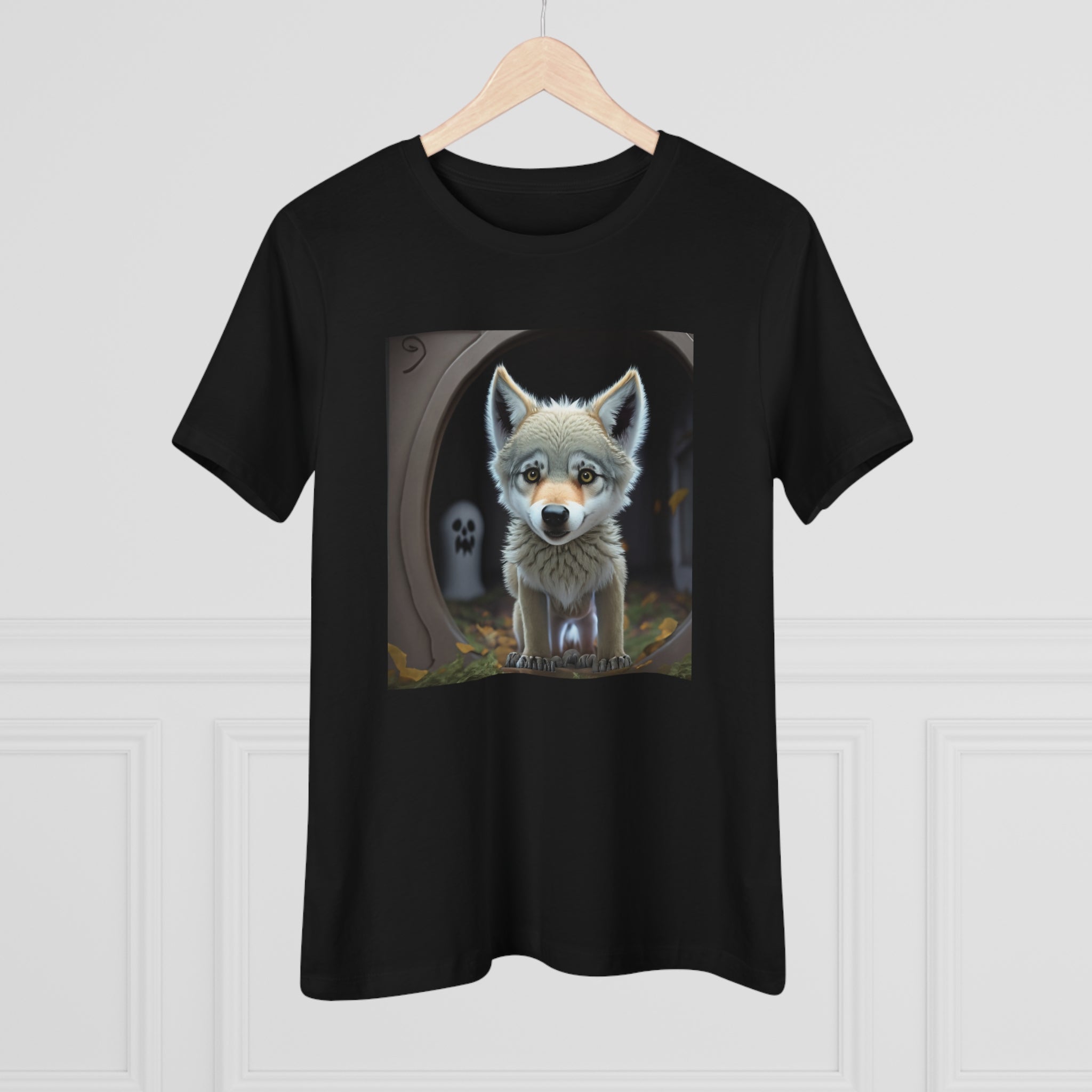 Are You There, Ghost Wolf Women's Premium Tee