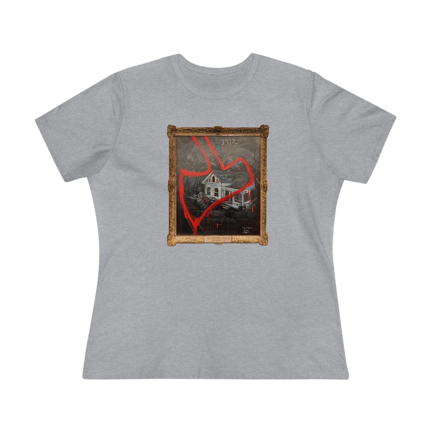 Scared & Alone Richard-Lael Lillard's "Villisca" Women's Premium Gallery Tee