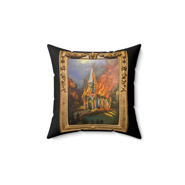 The Richard-Lael Gallery "The White Church, Weymouth" Square Pillow