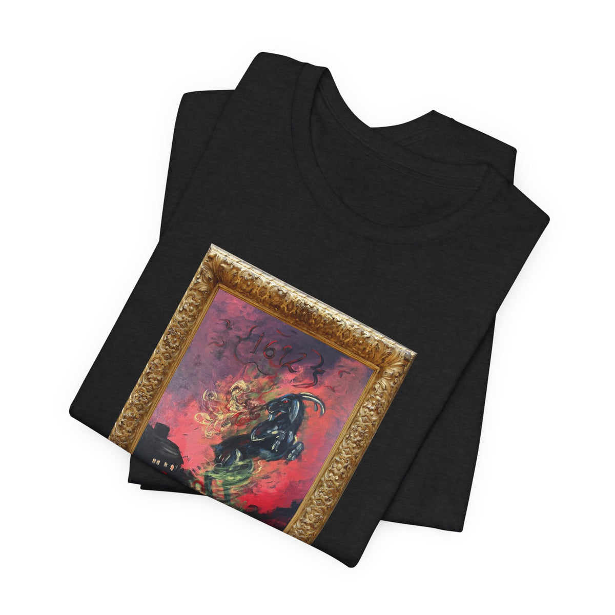 Scared & Alone Richard-Lael's "Proctor House" Unisex Gallery Tee (Single Image)