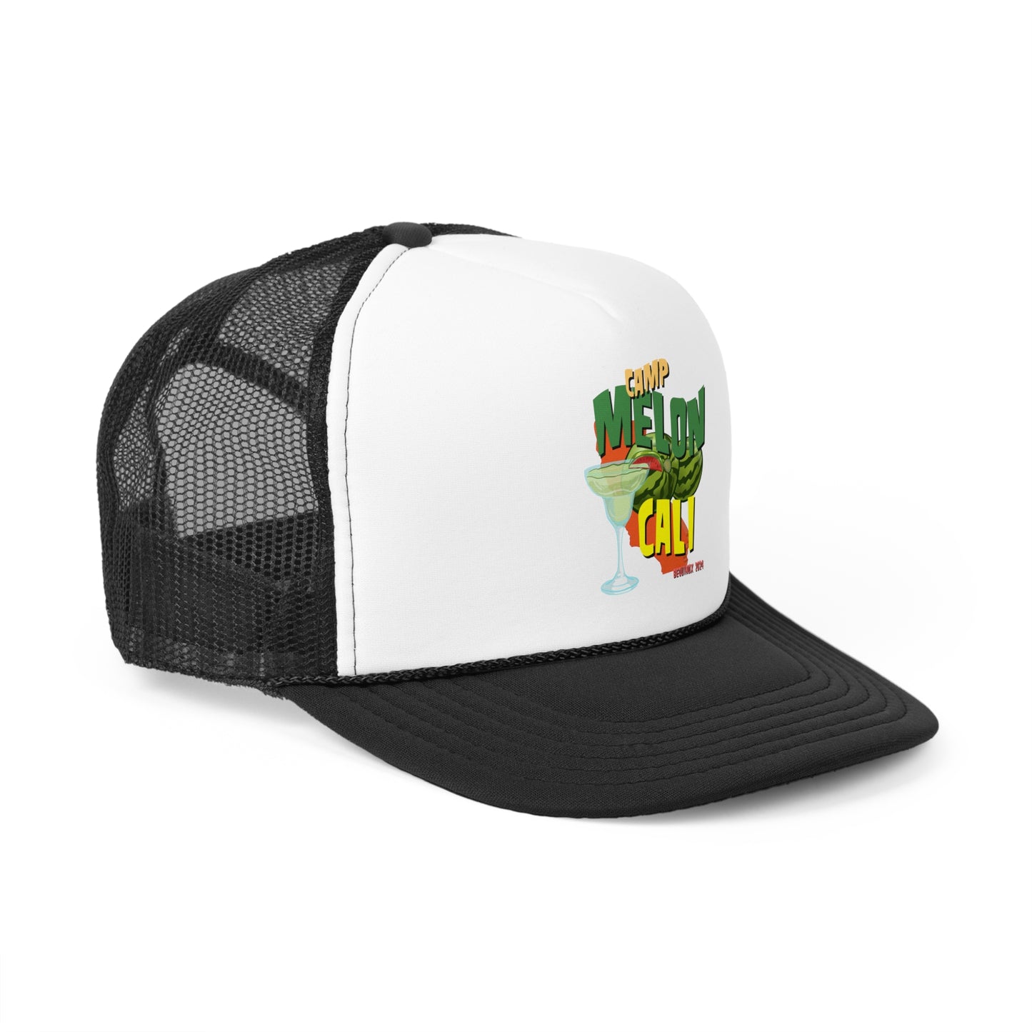 Camp Melon Cali Bequinox 2024 Trucker Caps