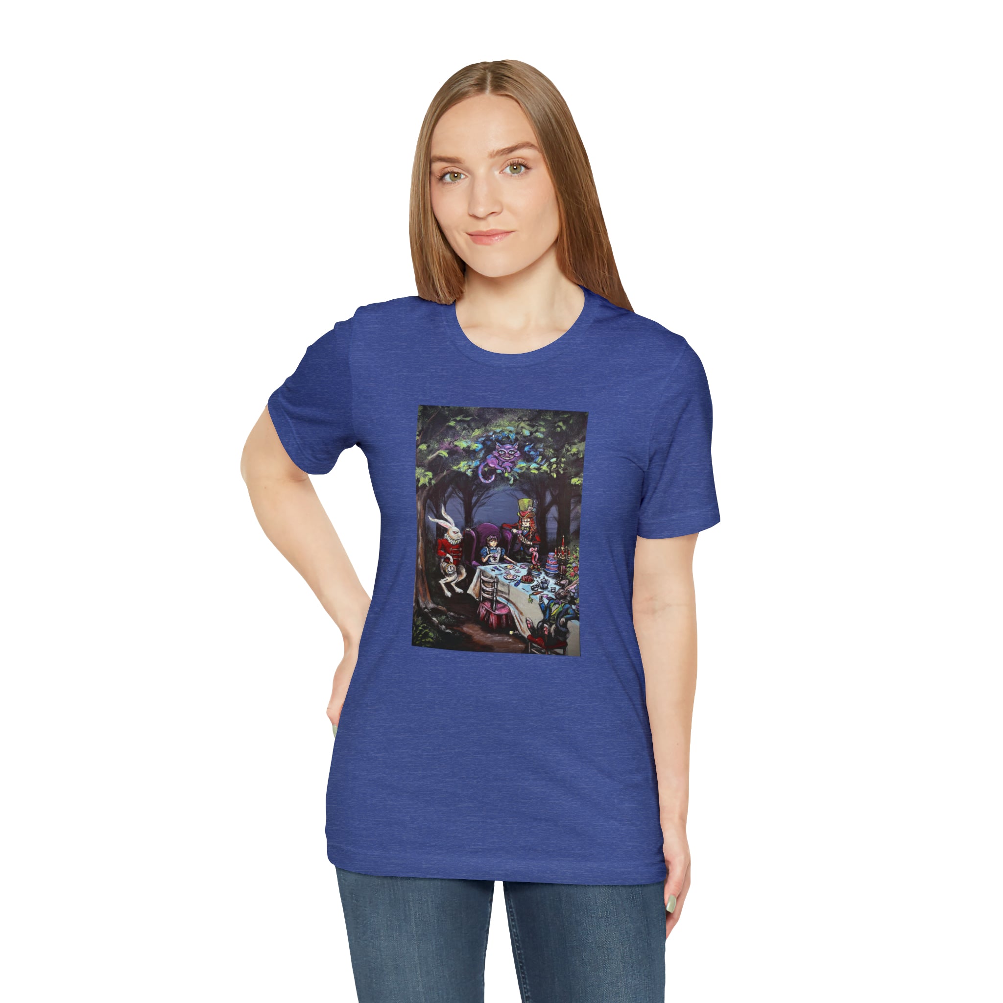 Scared & Alone Richard Lael's "Mad Hatter's Tea Party" Unisex Gallery Tee