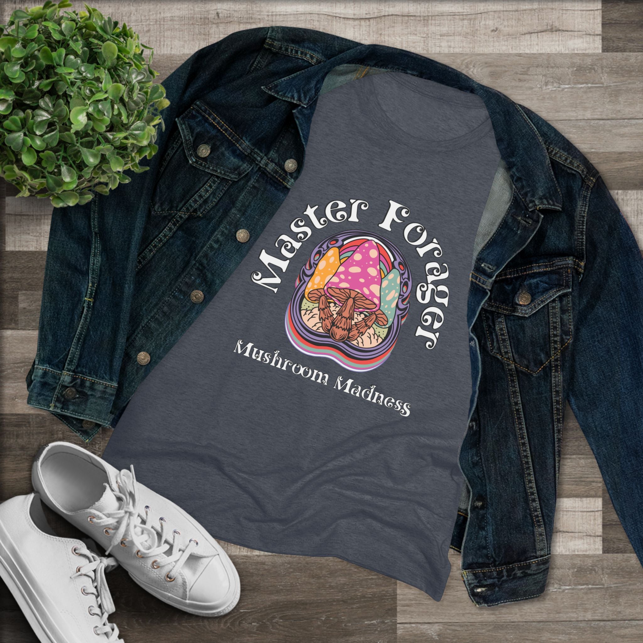 Master Forager "Mushroom Madness" World Tour Women's Triblend Tee