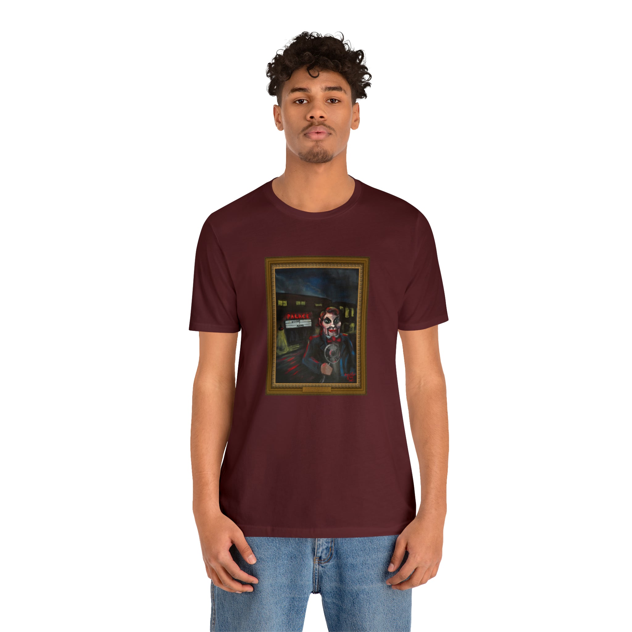 Scared & Alone Richard-Lael's  "The Palace Theater" Unisex Gallery Tee (Single Image)