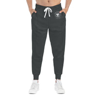 University Magickus School Emblem Athletic Joggers  in Carbon/Black