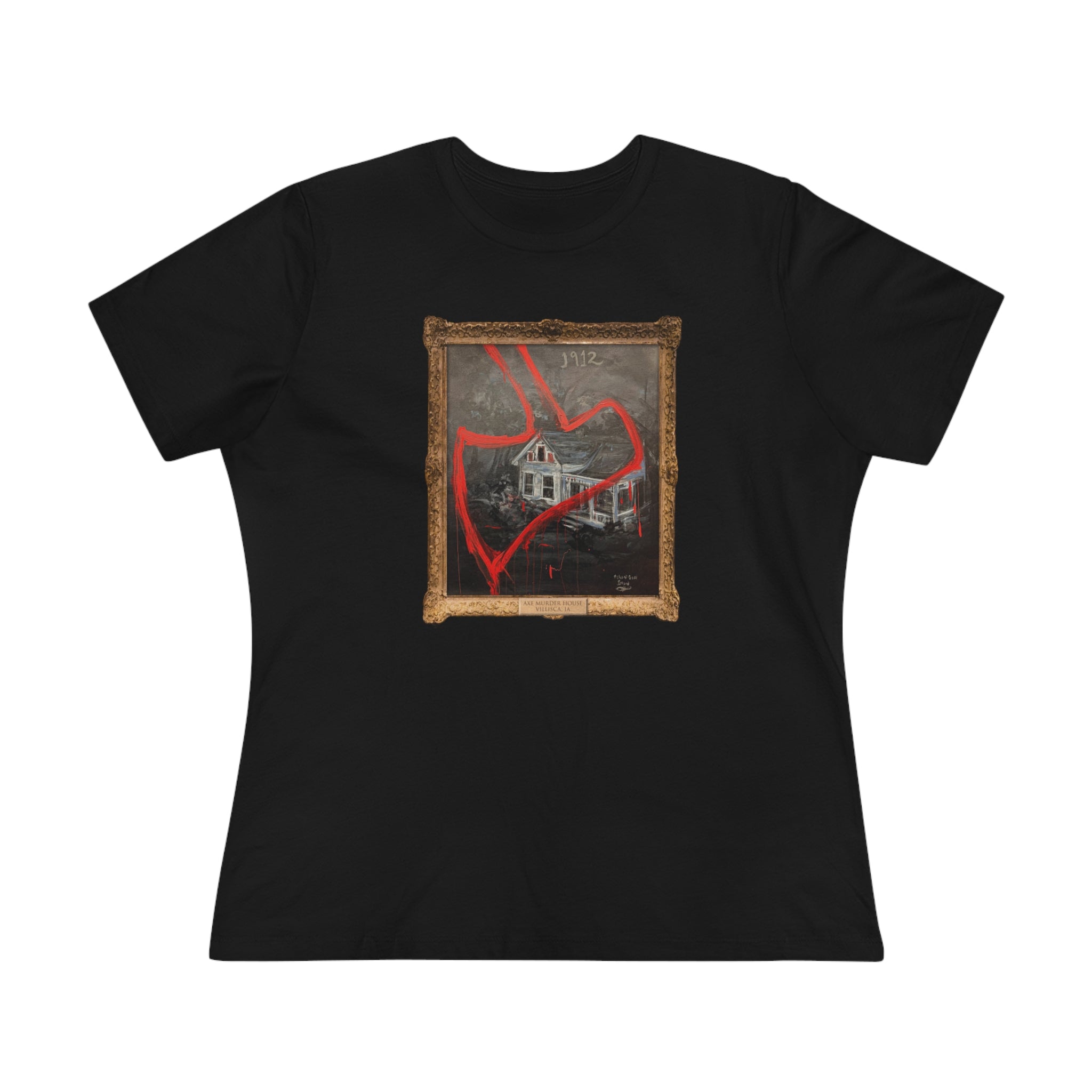 Scared & Alone Richard-Lael Lillard's "Villisca" Women's Premium Gallery Tee