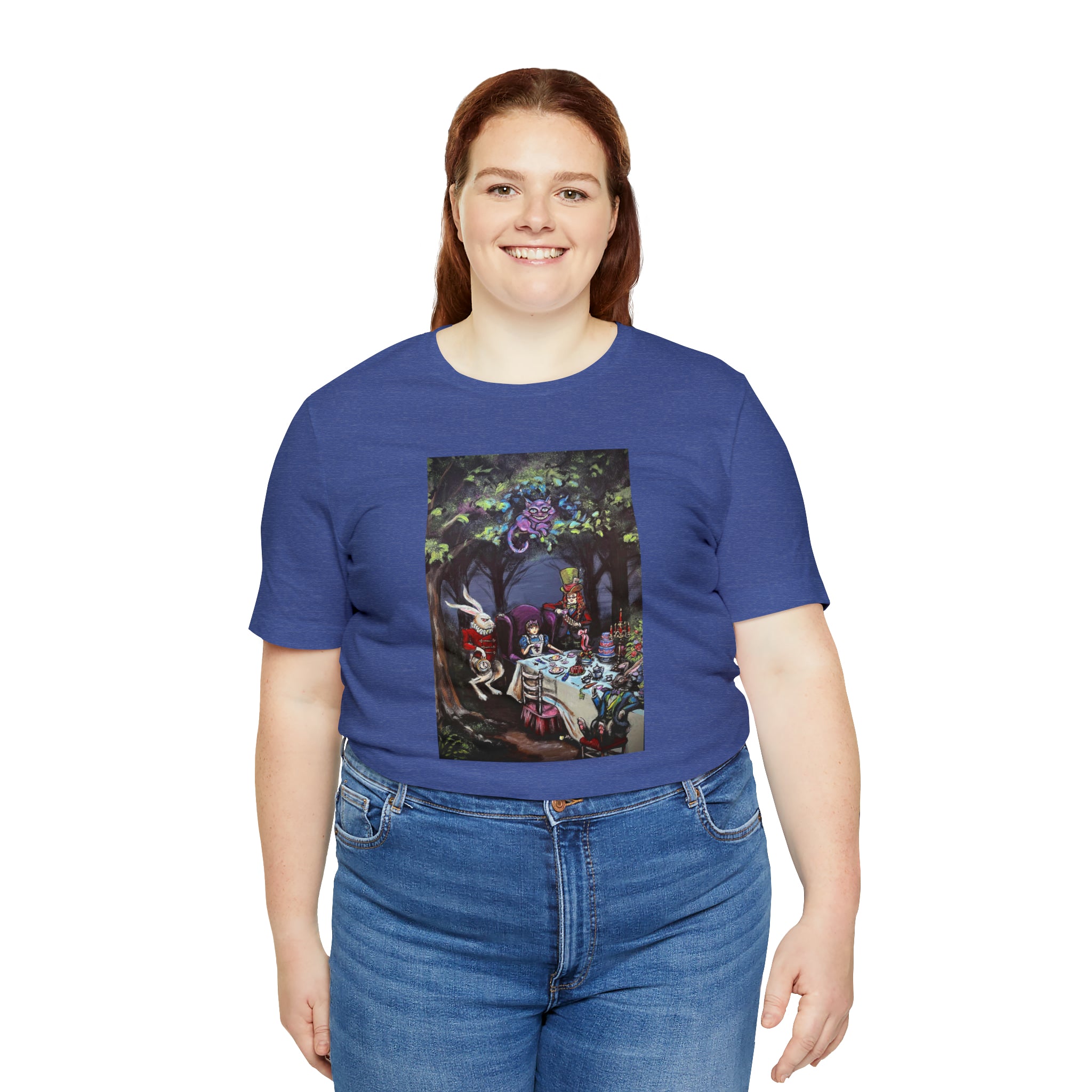 Scared & Alone Richard Lael's "Mad Hatter's Tea Party" Unisex Gallery Tee