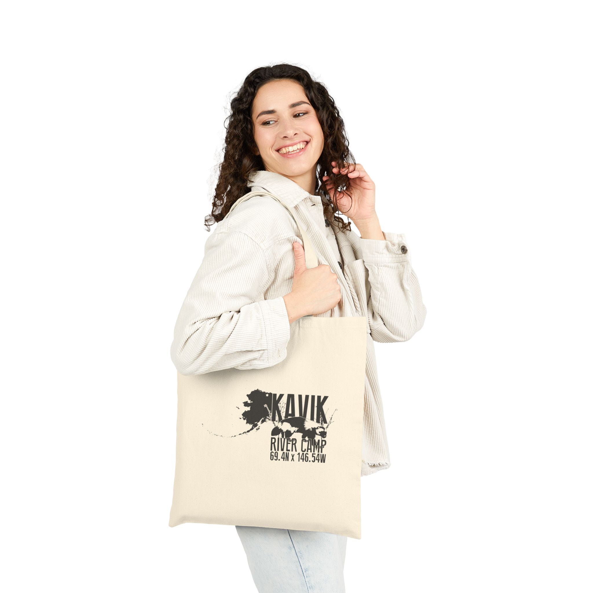 Sue's Kavik Logo Cotton Canvas Tote