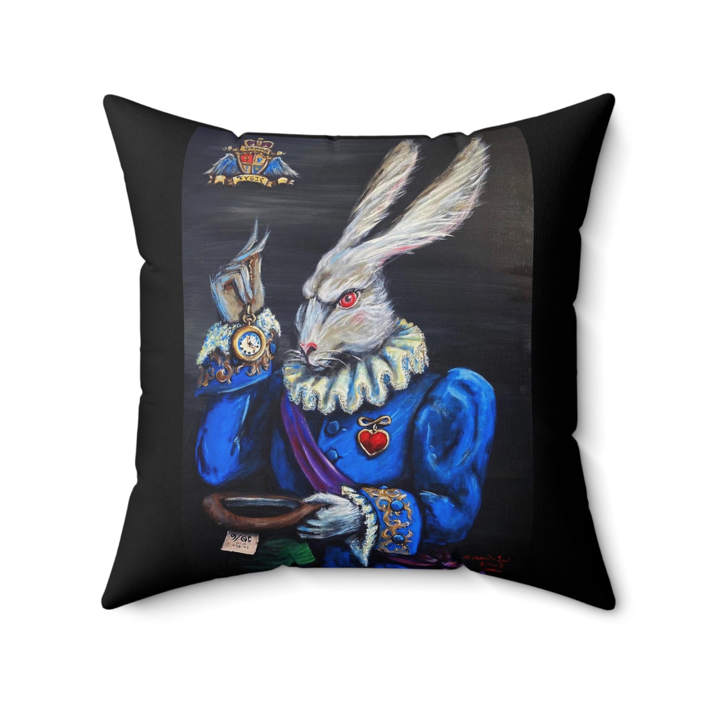 Scared & Alone Richard-Lael Lillard's "It's Late" Square Gallery Pillow