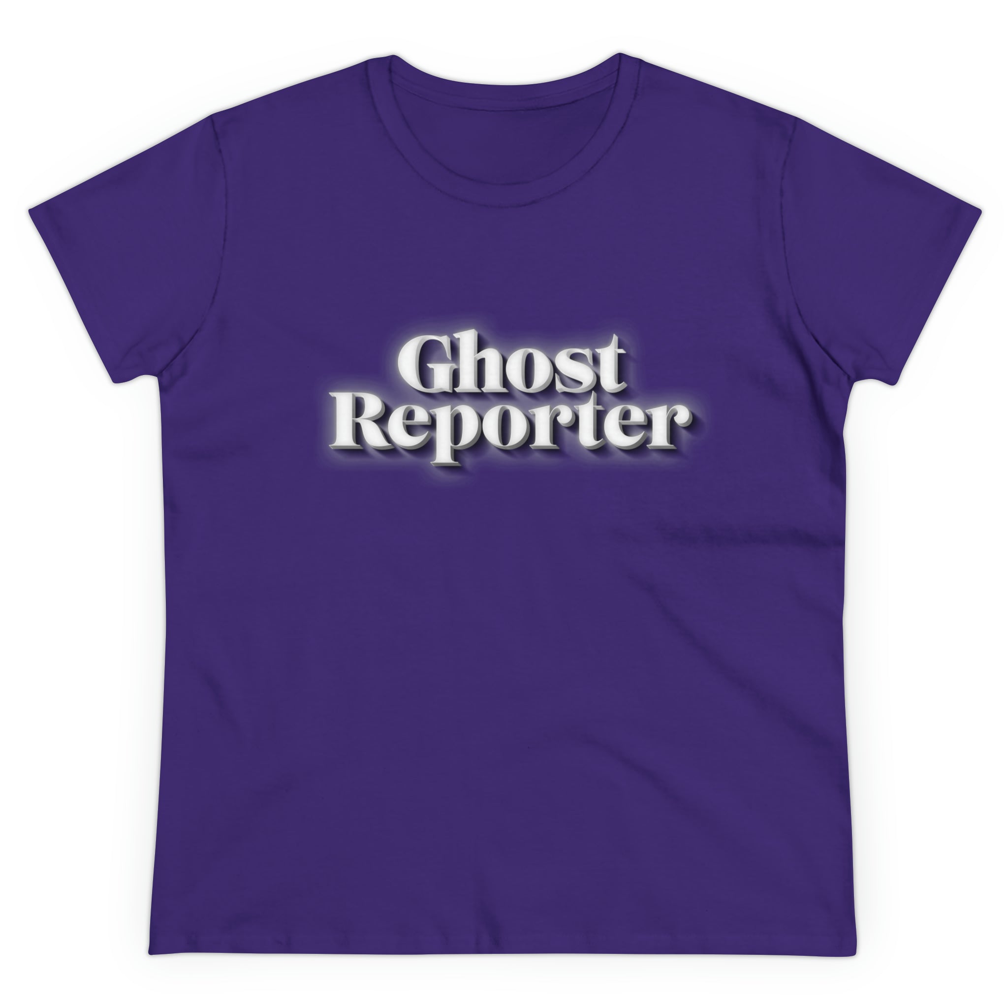 Ghost Report "Ghost Reporter" Women's Daily Cotton Tee