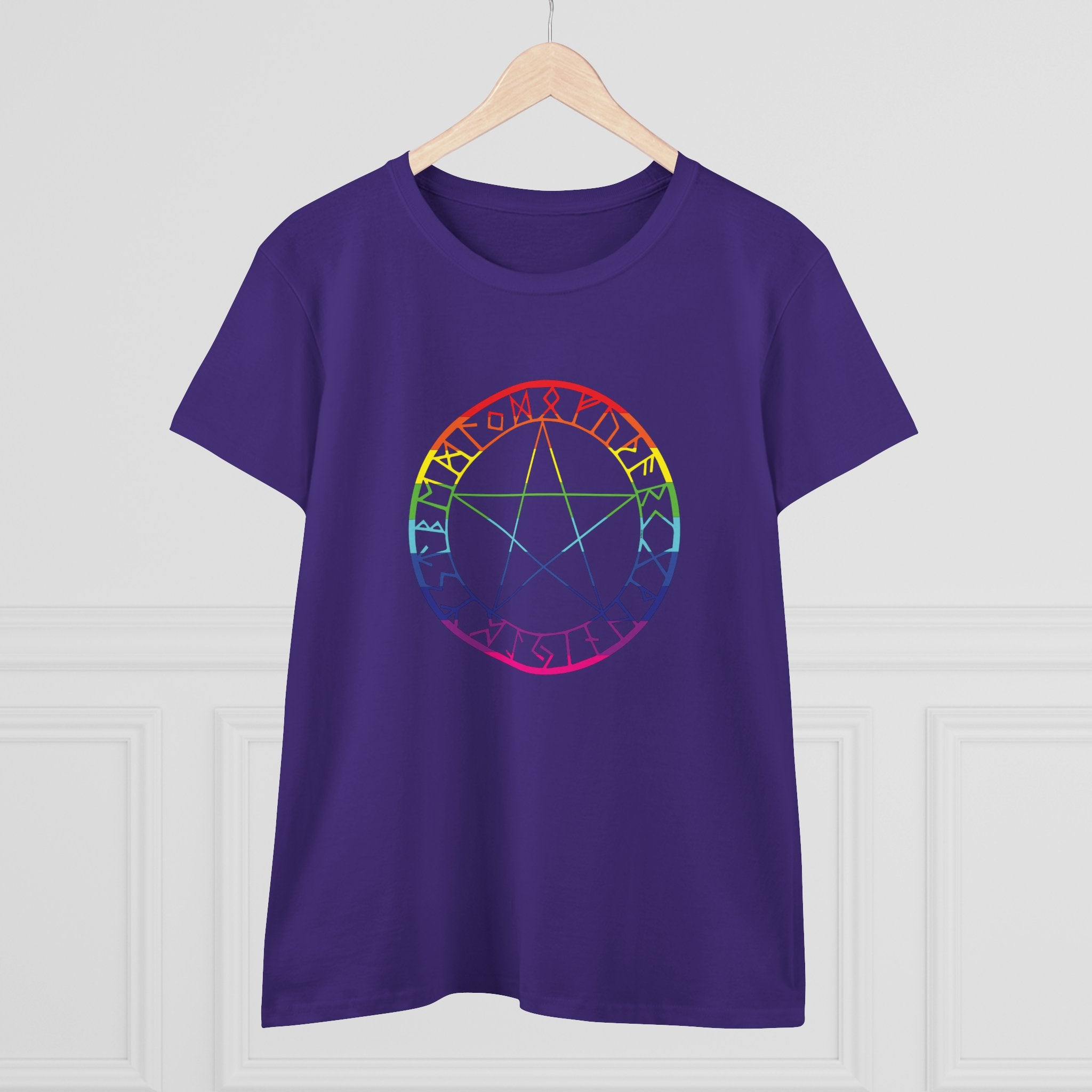 Spellcaster Women's Easy Tee - Rainbow Witch