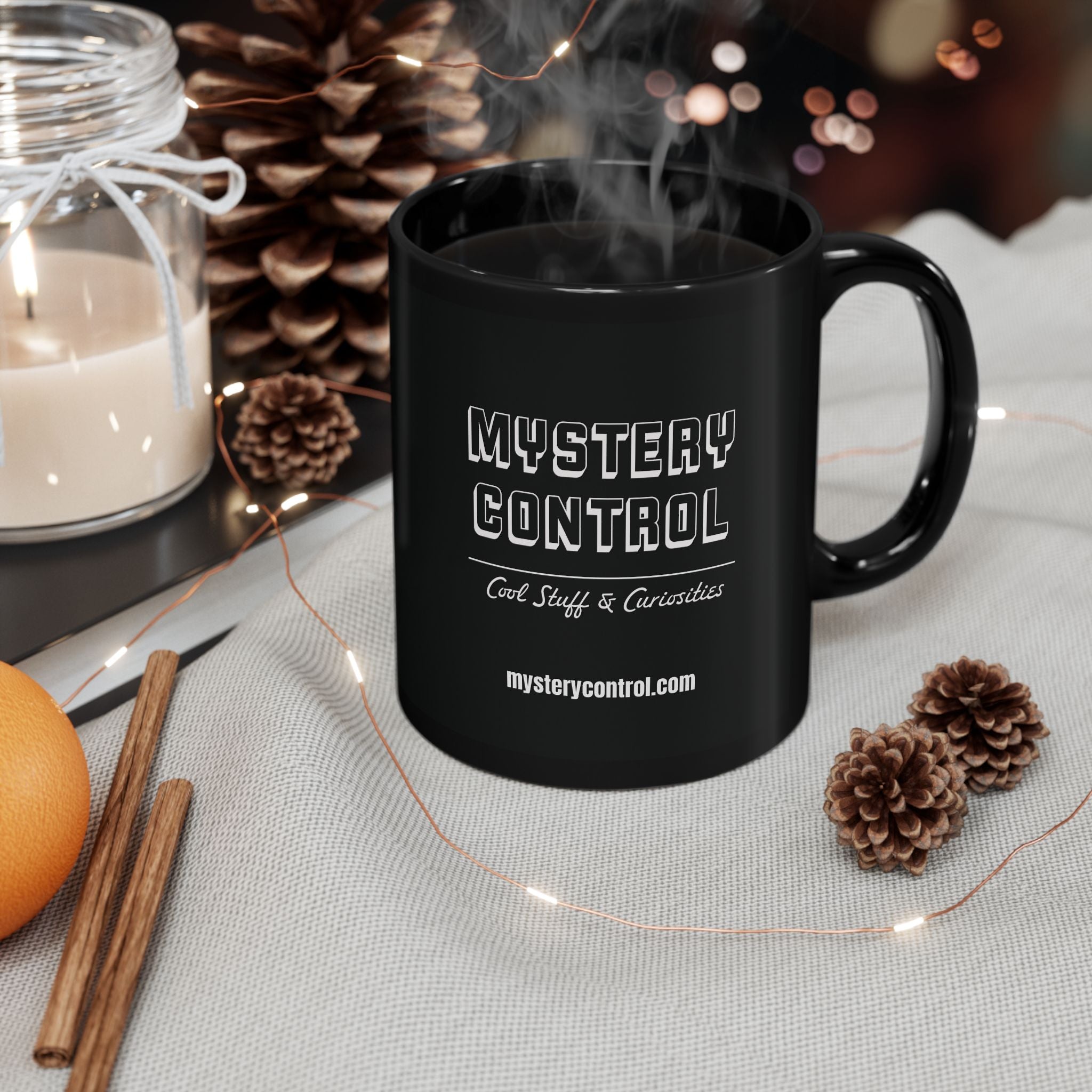 Mystery Control 11oz Black Mug