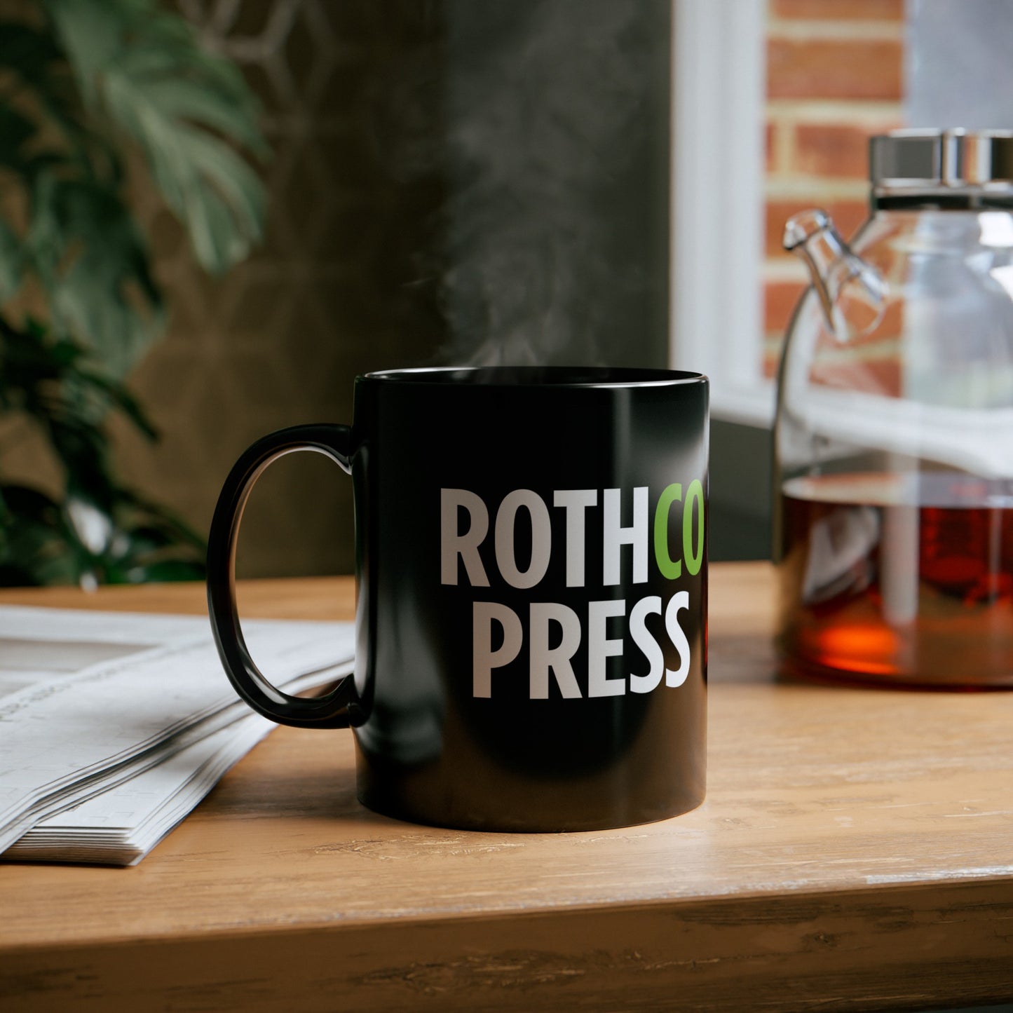 Rothco Press 11oz Black Mug