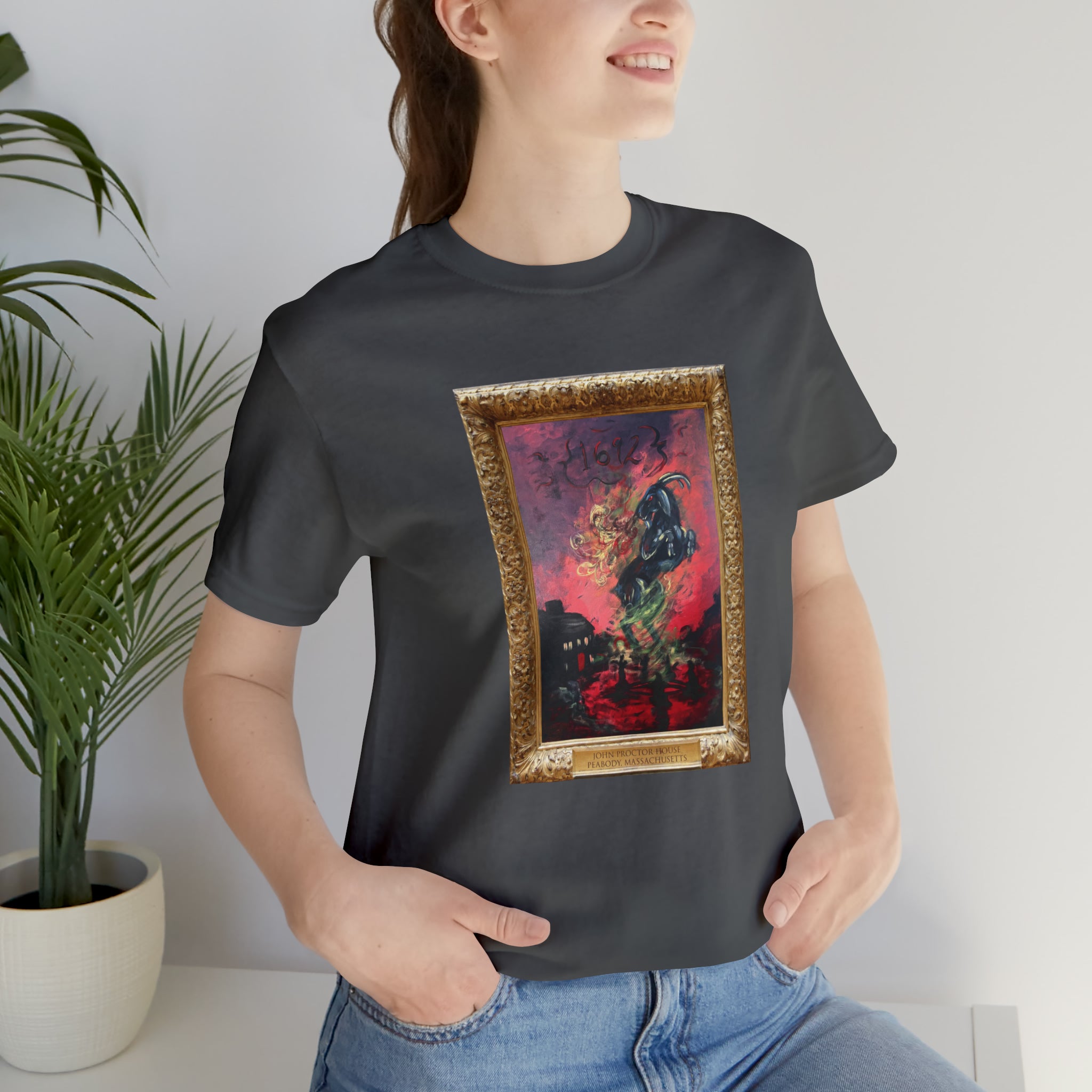 Scared & Alone Richard-Lael's "Proctor House" Unisex Gallery Tee (Single Image)