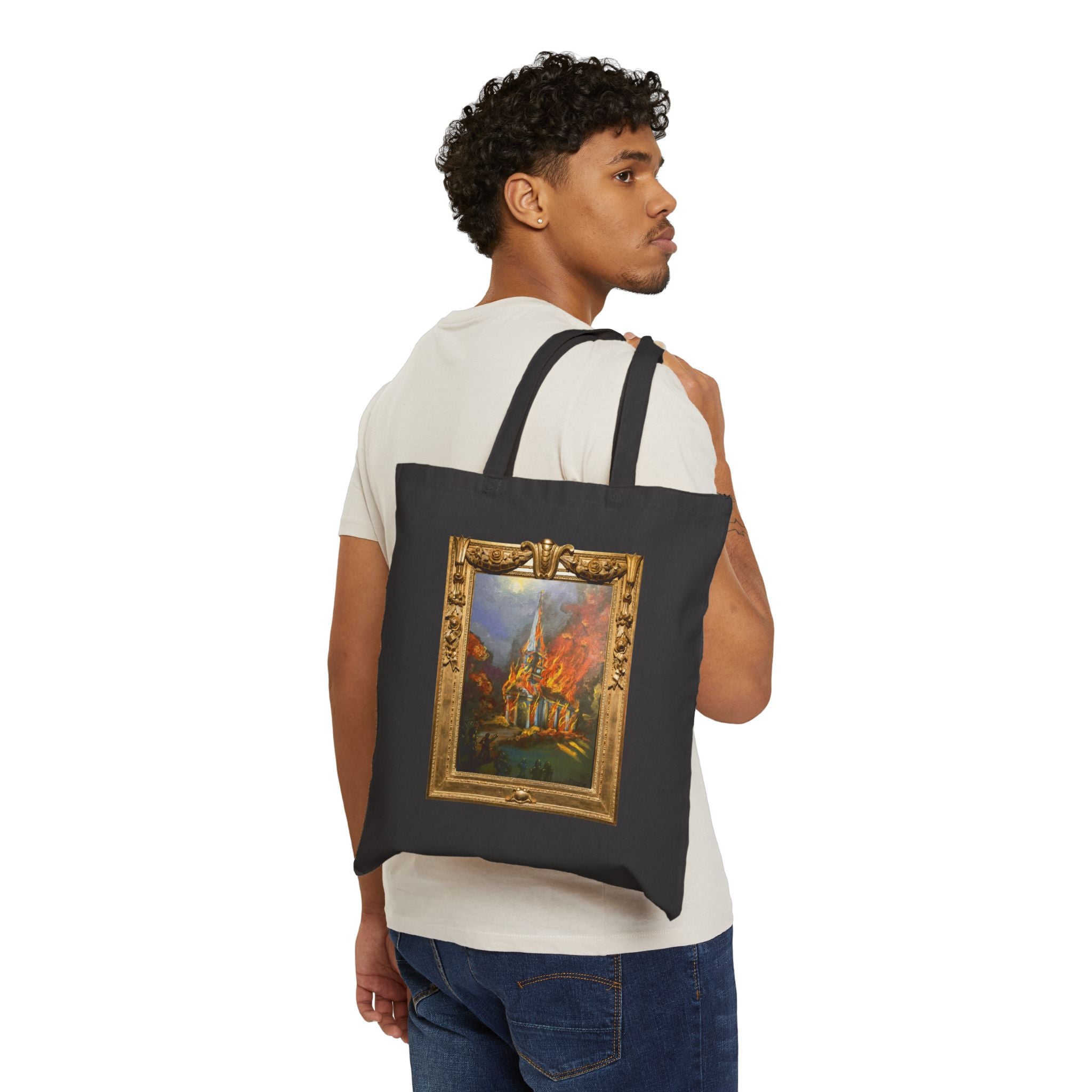 Richard-Lael Gallery "The White Church, Weymouth" Canvas Tote
