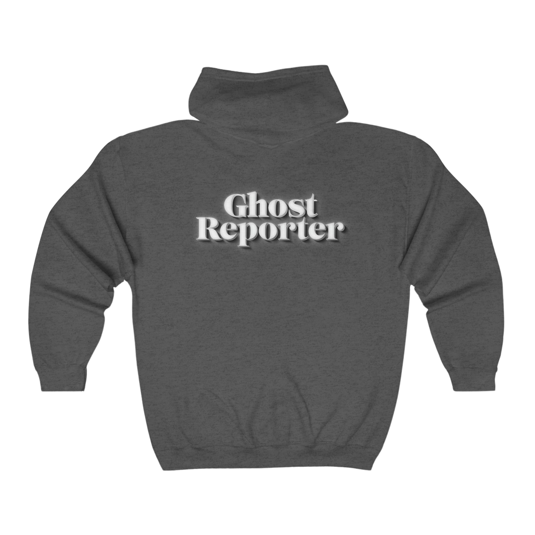 Ghost Report "Ghost Reporter" Unisex Heavy Blend™ Full Zip Hoodie