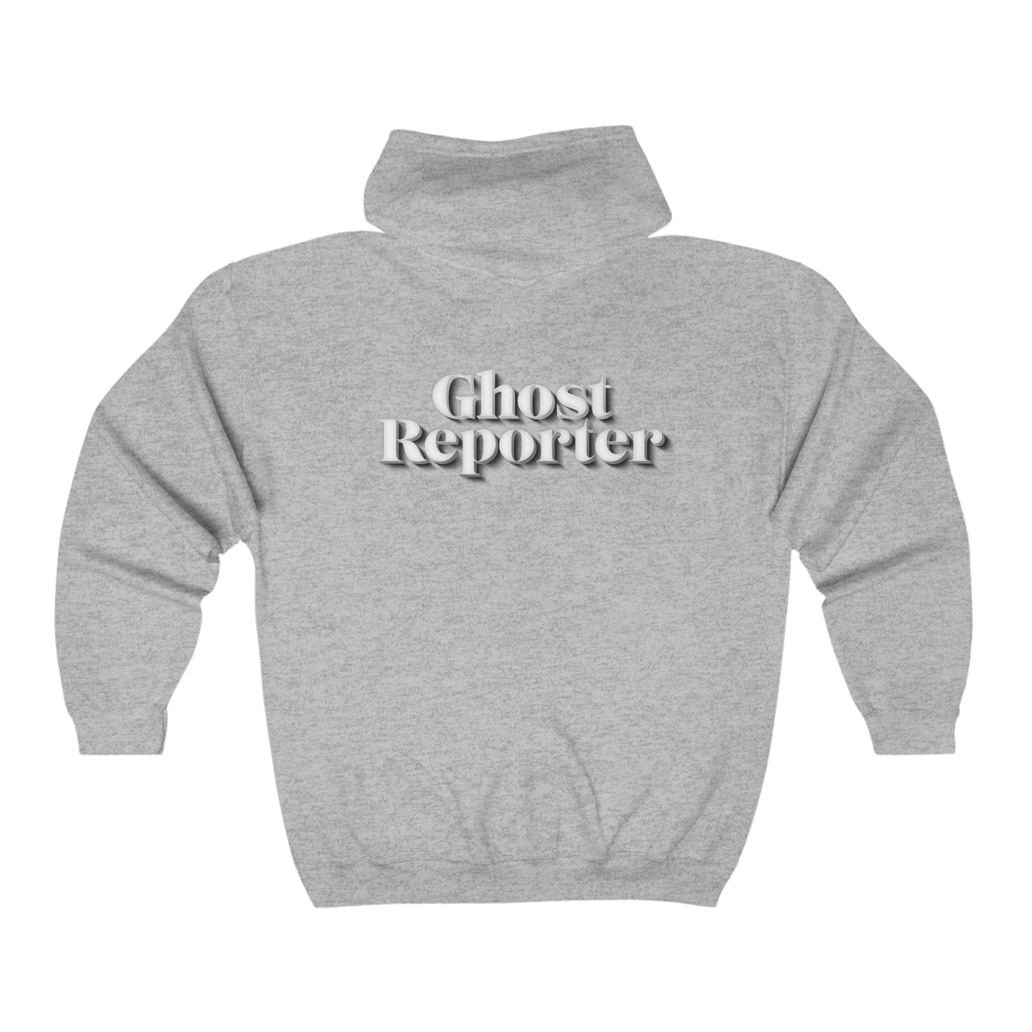 Ghost Report "Ghost Reporter" Unisex Heavy Blend™ Full Zip Hoodie