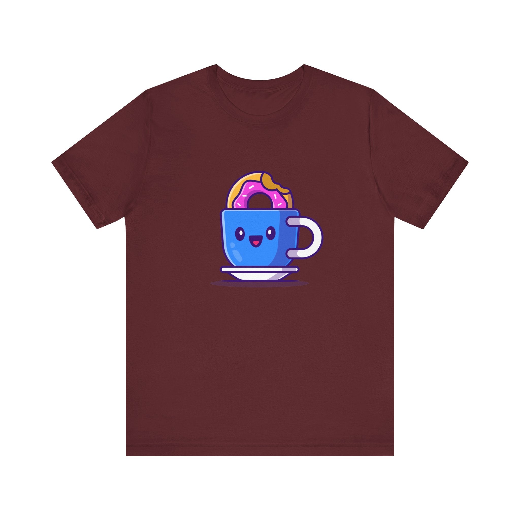 Coffee and Donut Unisex Jersey Short Sleeve Tee