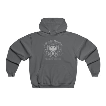 University Magickus Oversize Unisex Grey Emblem Hoodie