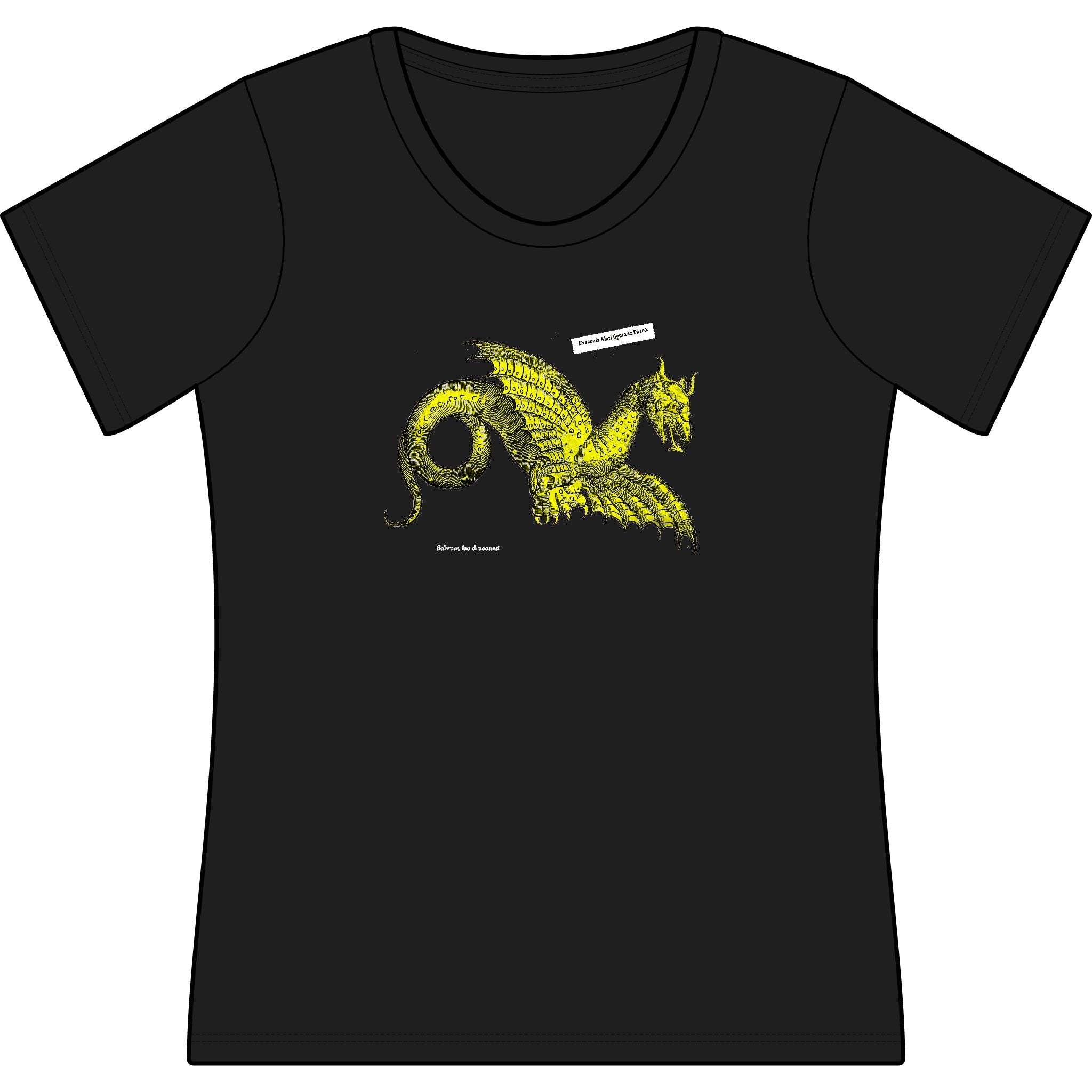 1640 Aldrovandi Flying Dragon Women's Scoop Neck Tee