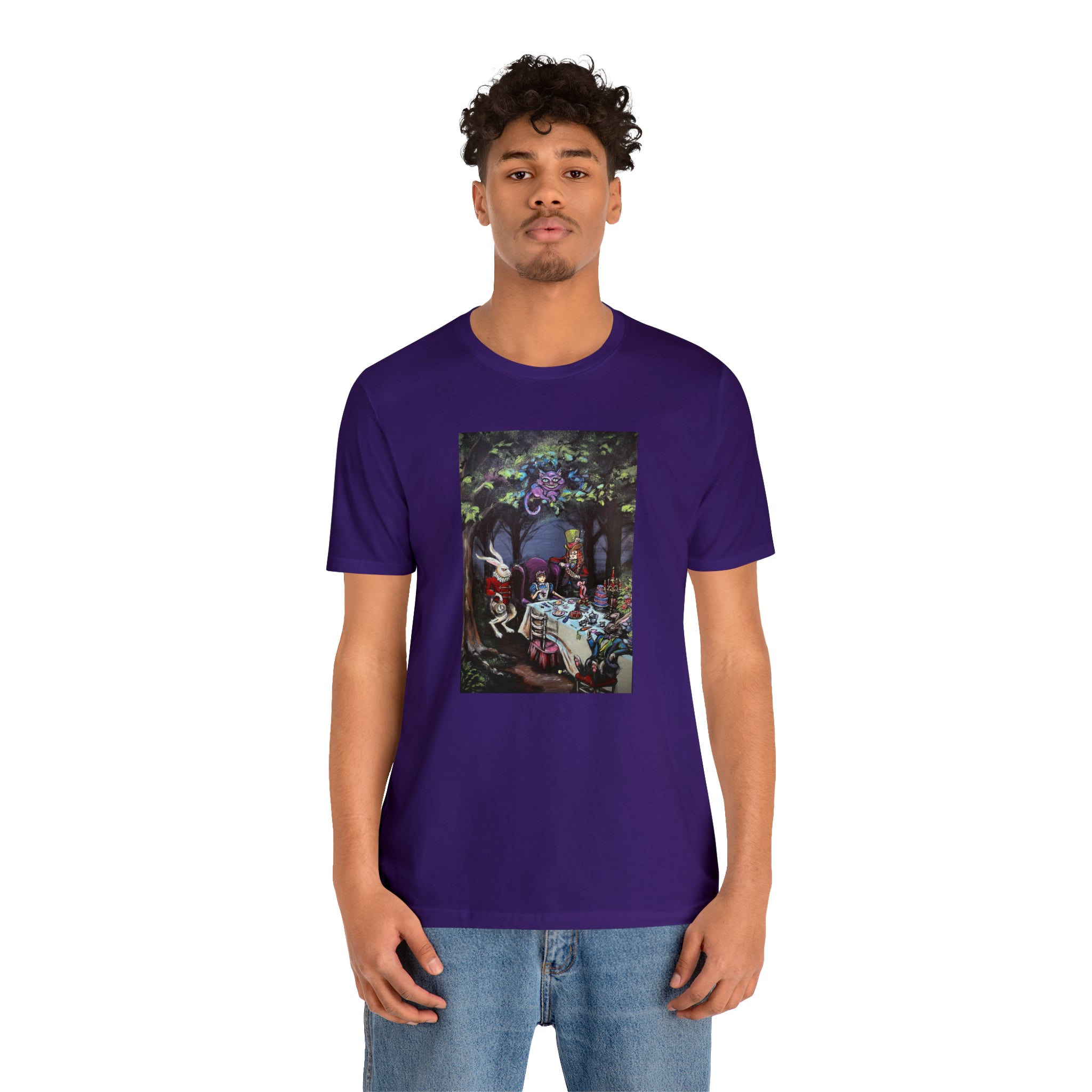 Scared & Alone Richard Lael's "Mad Hatter's Tea Party" Unisex Gallery Tee